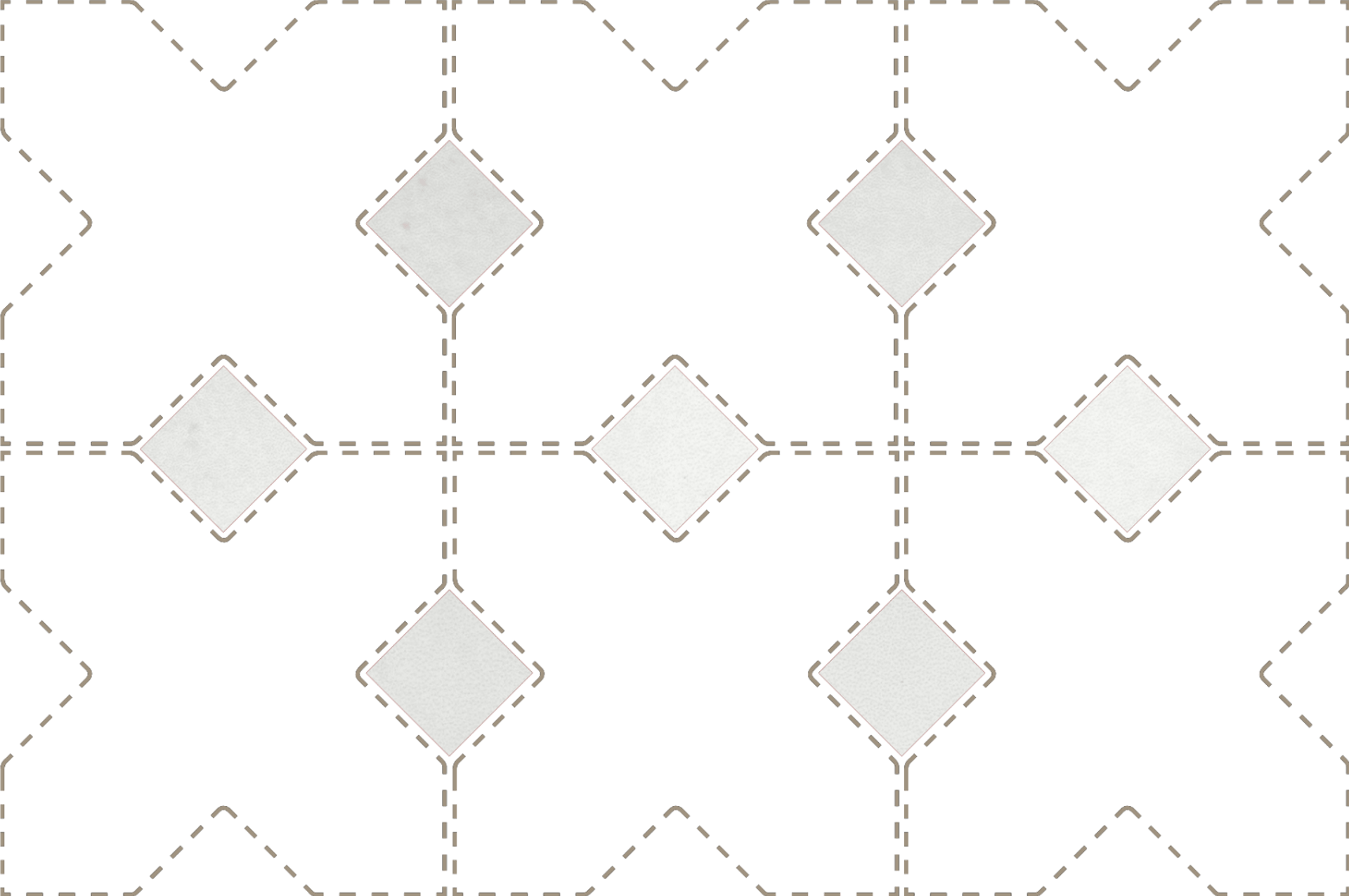 Taco White Matt 3,4X3,4cm.