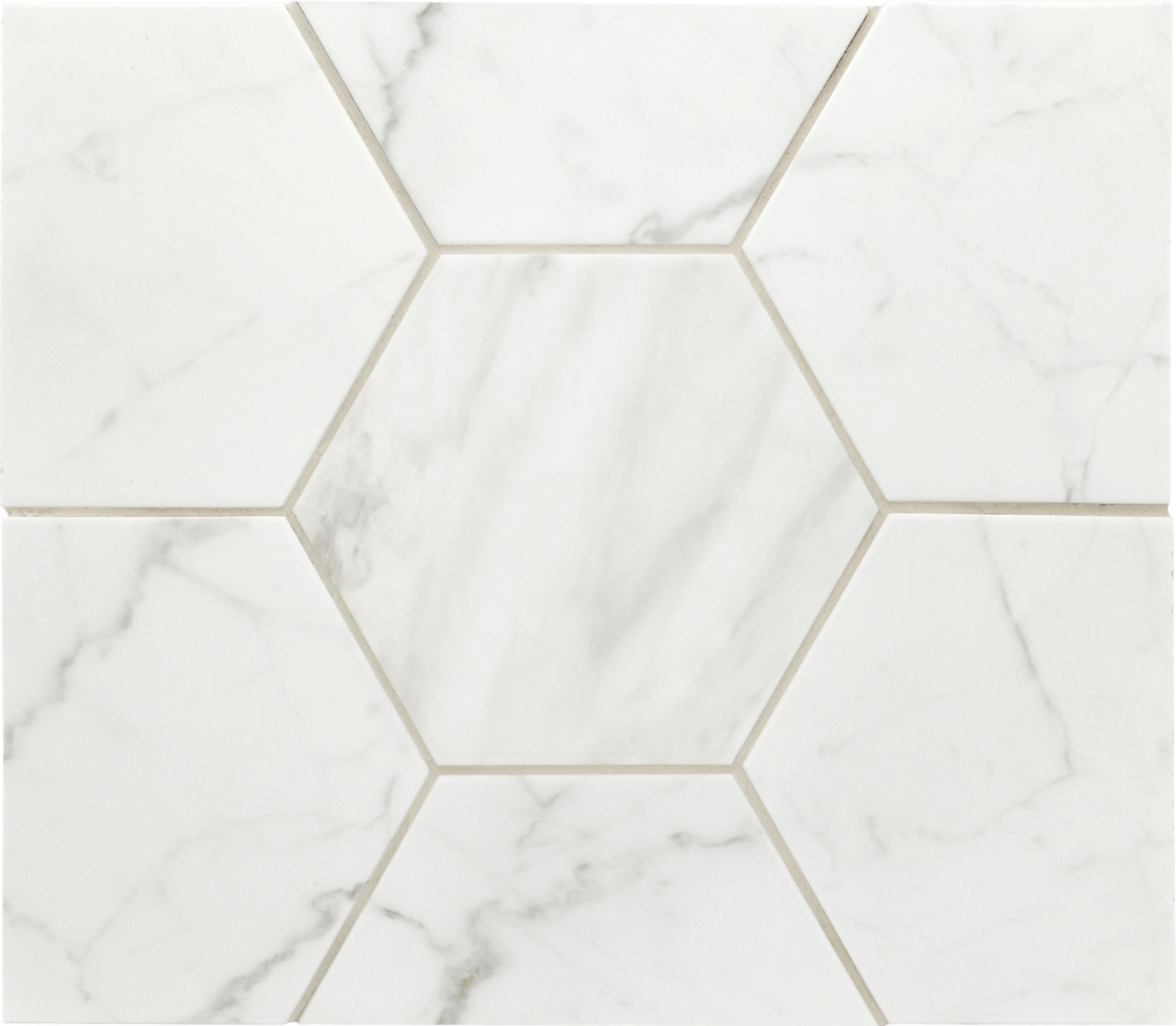 Carrara Hexagon 17,5X20cm.