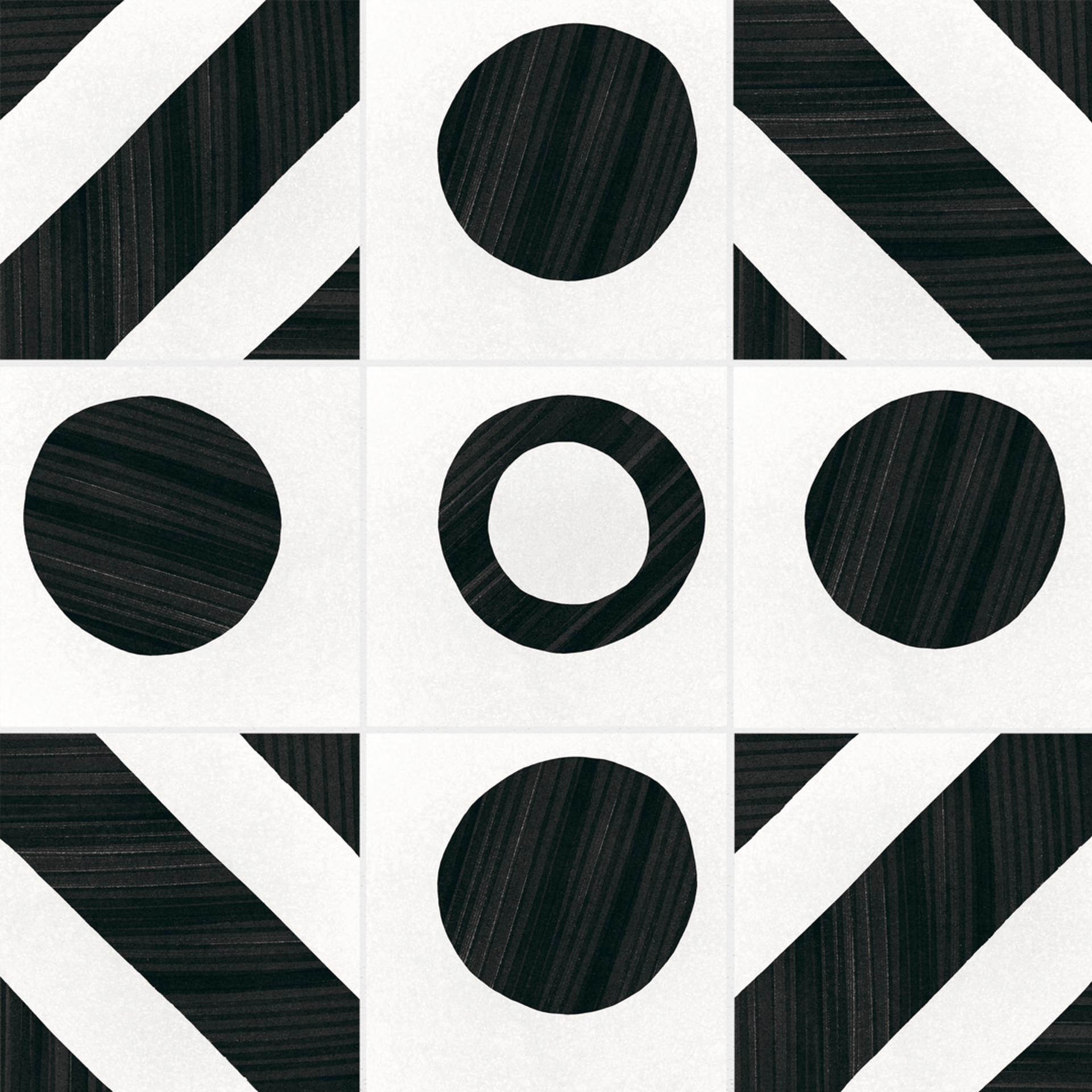 Caprice Balance B&W 20X20cm.