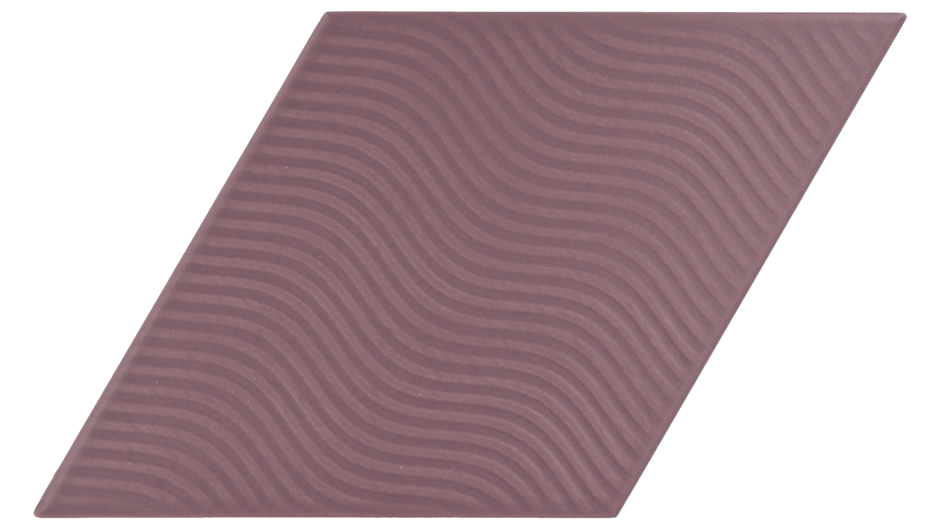 Rhombus Violet Matt 14X24cm.