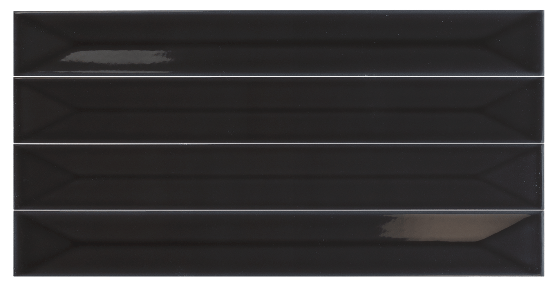 Vitral Axis Black 5x40cm.