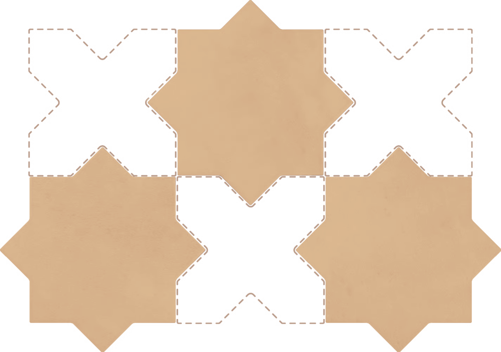 Kasbah Star Fawn 16,8X16,8cm.