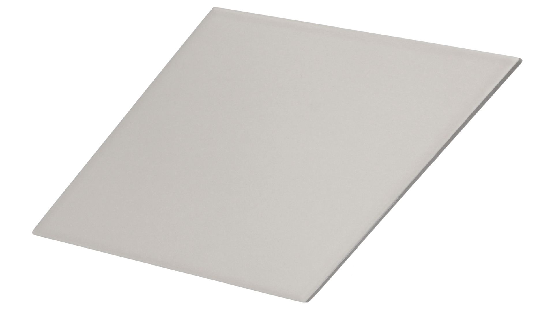 Rhombus Smooth Light Grey Matt 14X24cm.