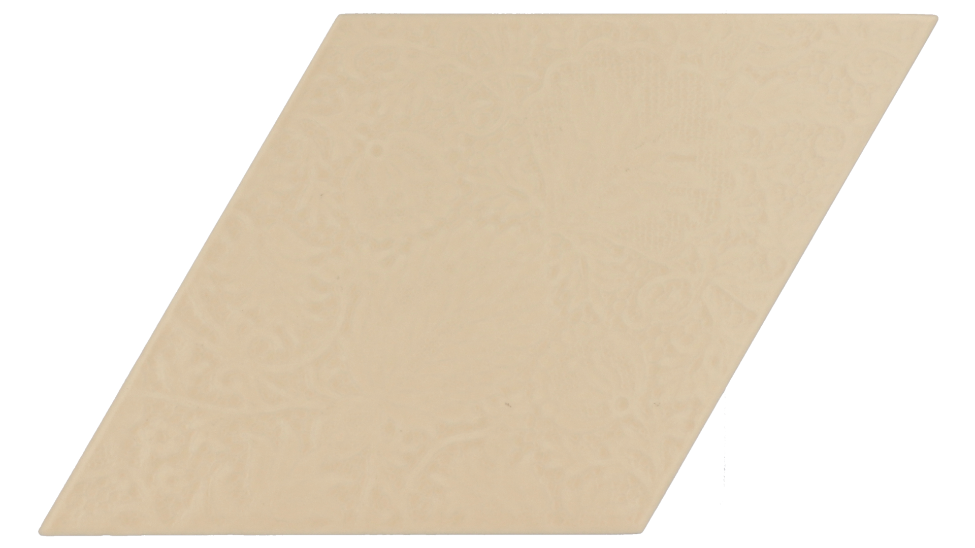 Rhombus Cream Matt 14X24cm.