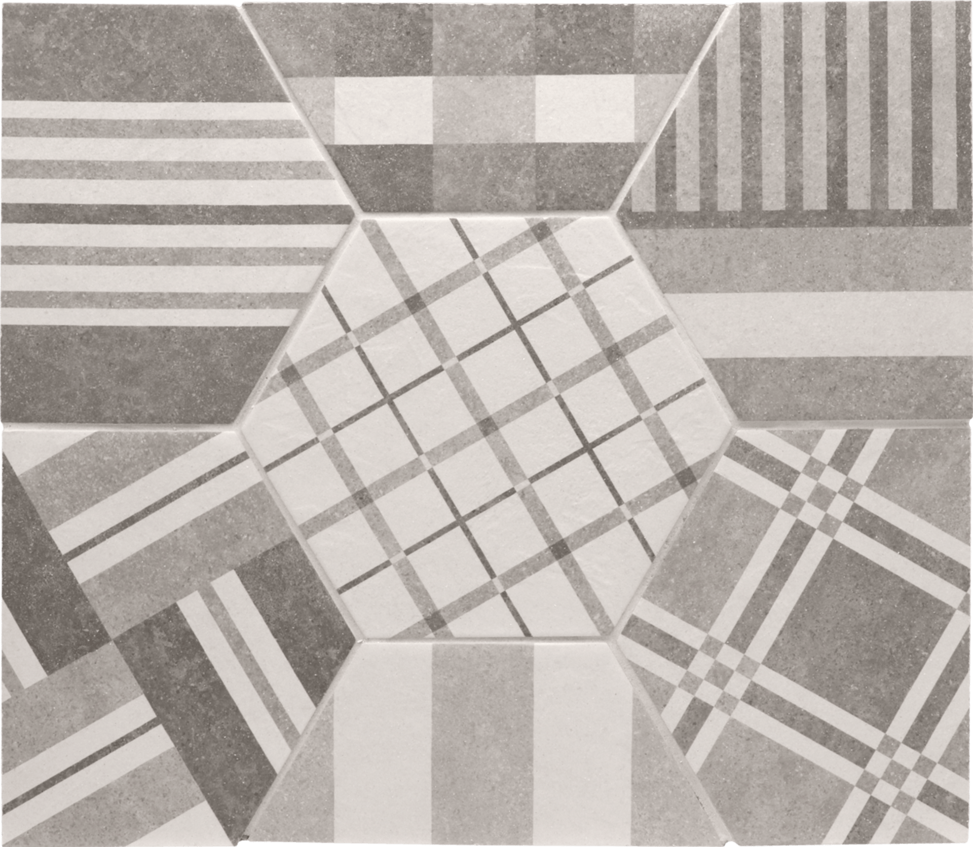 Hexatile Cement Geo Grey 17,5X20cm.
