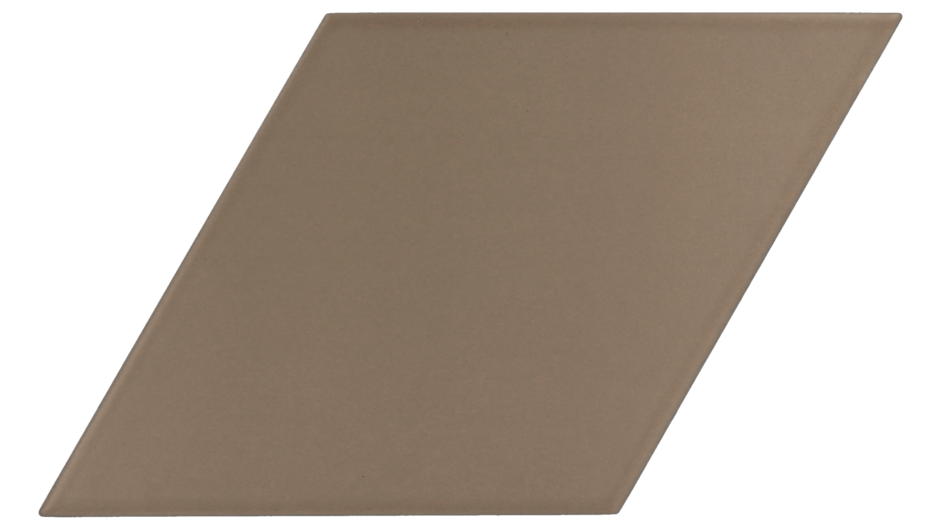 Rhombus Smooth Taupe Matt 14X24cm.