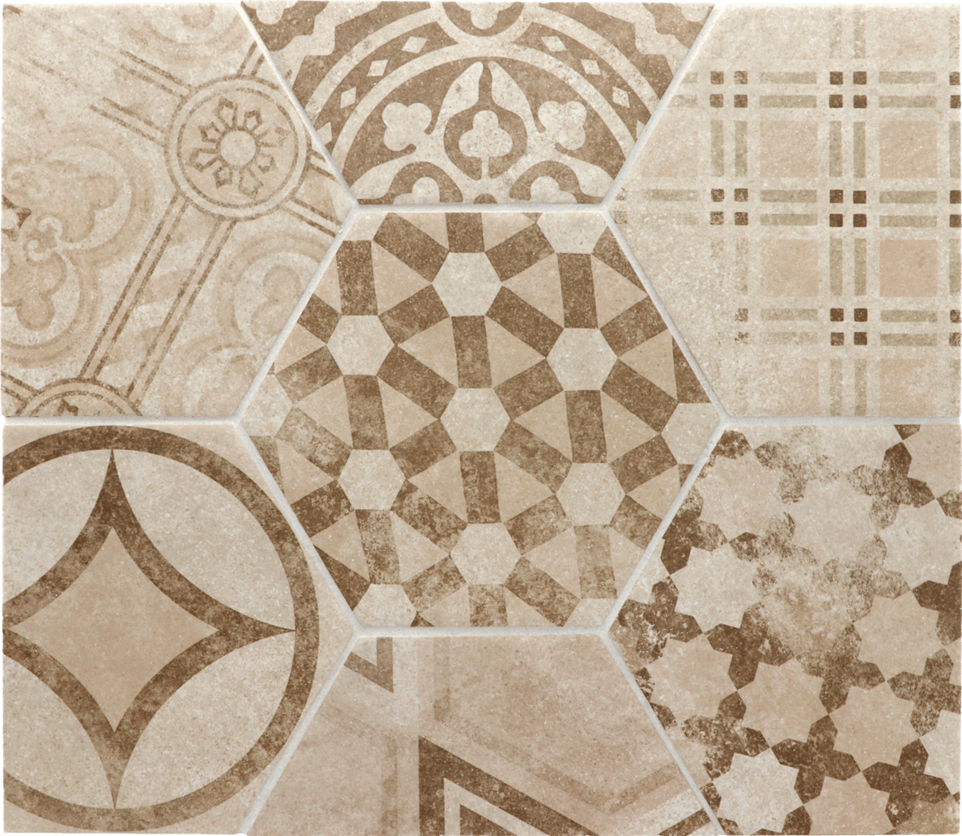 Hexatile Cement Garden Sand 17,5X20cm.