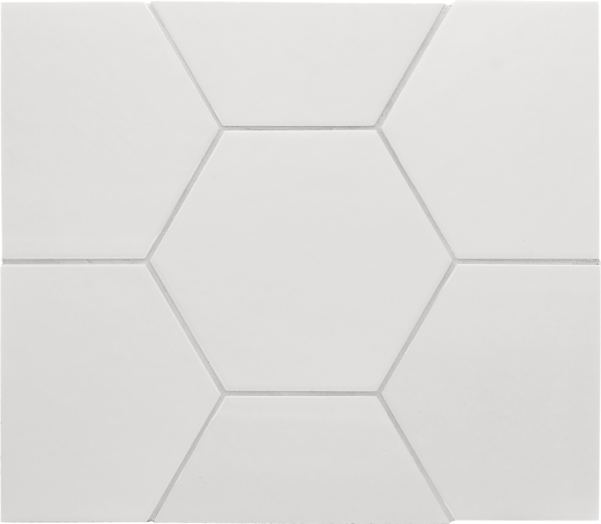 Hexatile White Matt 17,5X20cm.