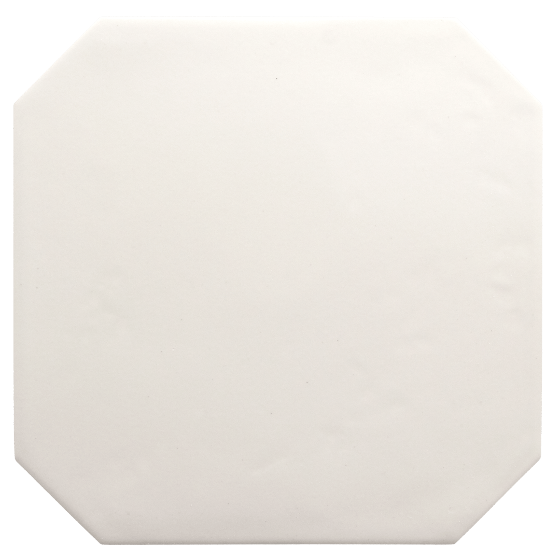 Octagon Blanco Mate 20X20cm.