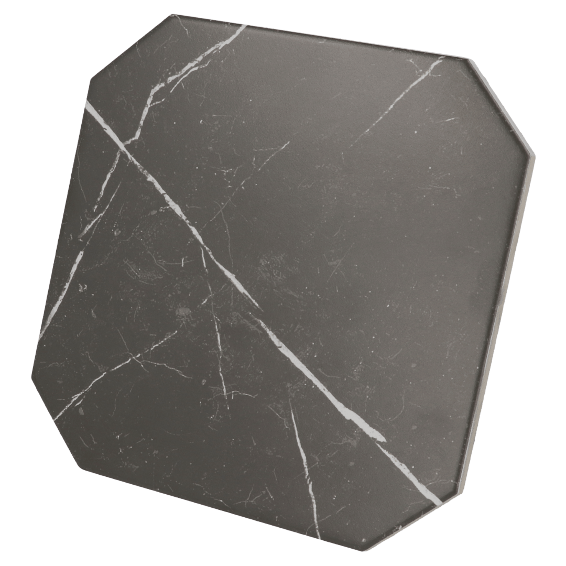 Octagon Marmol Negro 20X20cm.