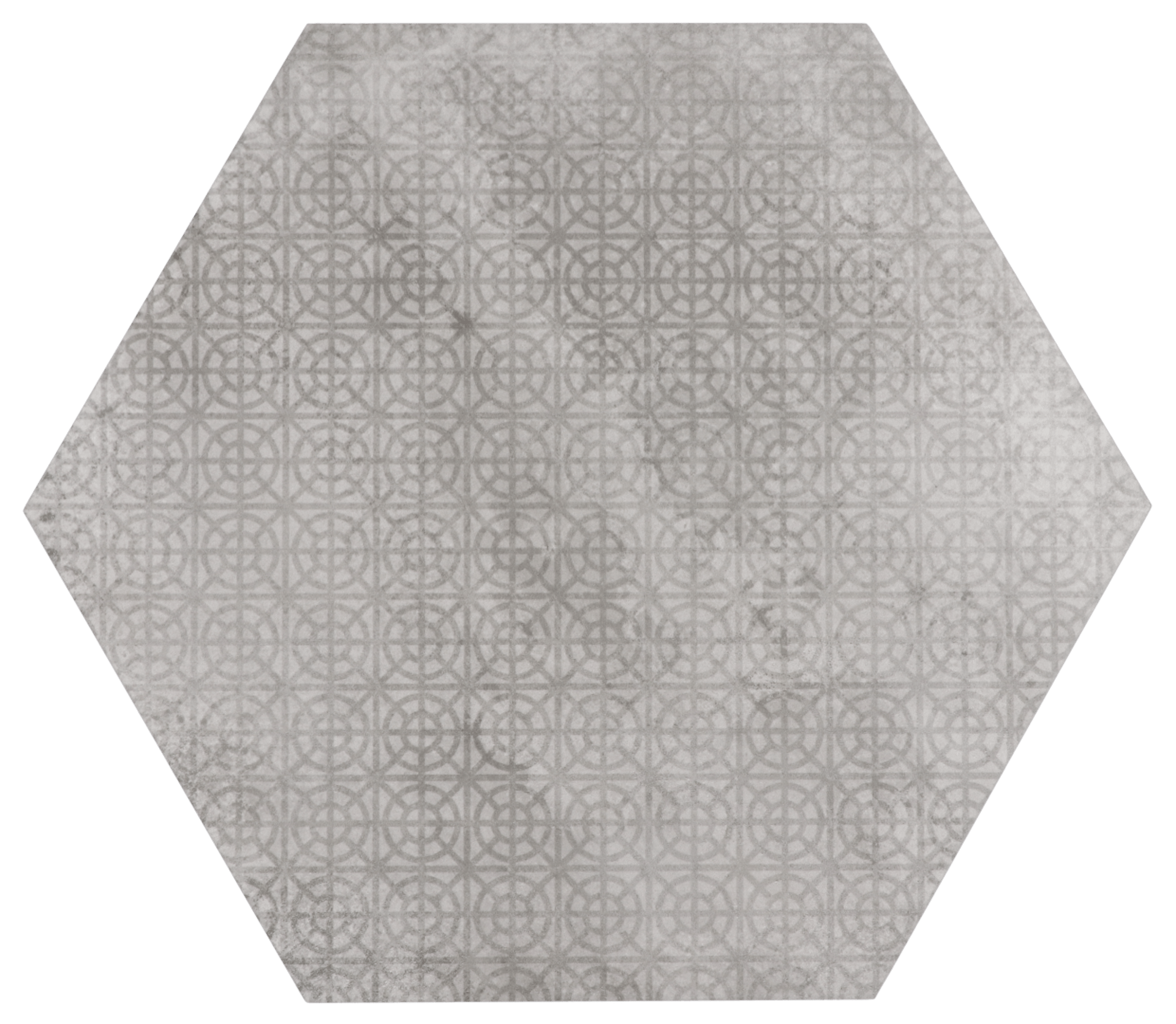 Urban Hexagon Melange Silver 29,2X25,4cm.