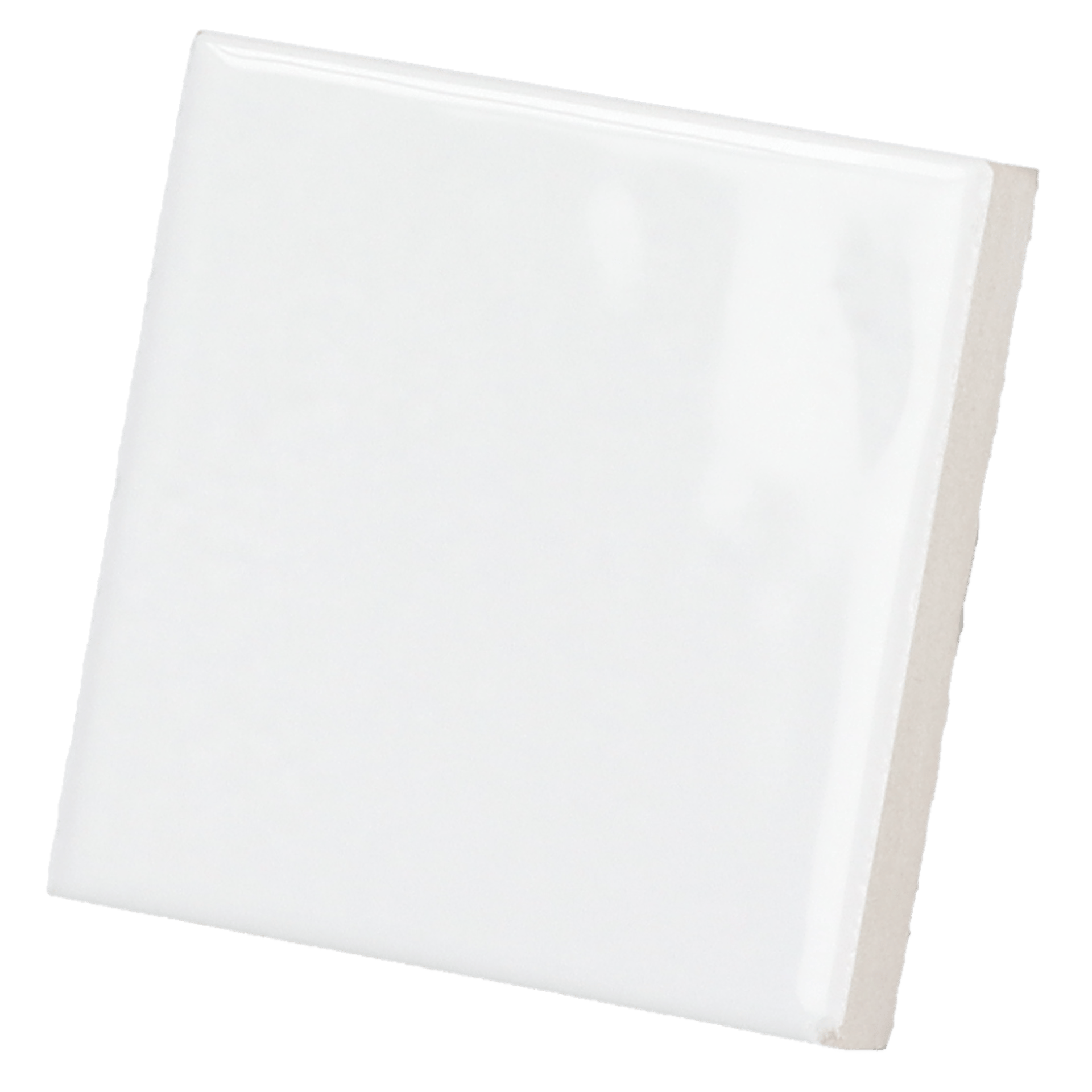 Taco Blanco Brillo 4,6X4,6cm.