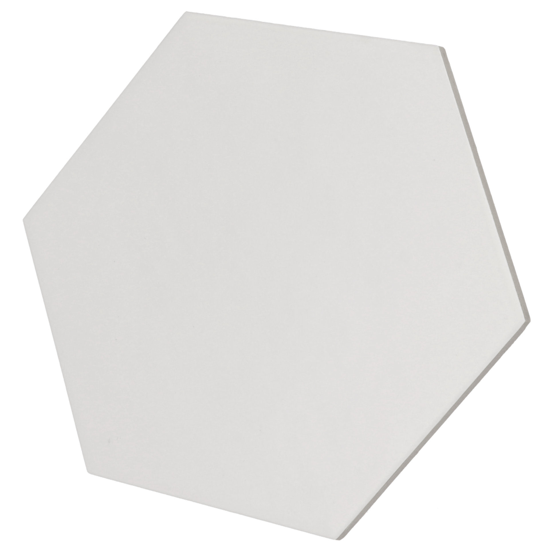 Hexatile White Matt 17,5X20cm.