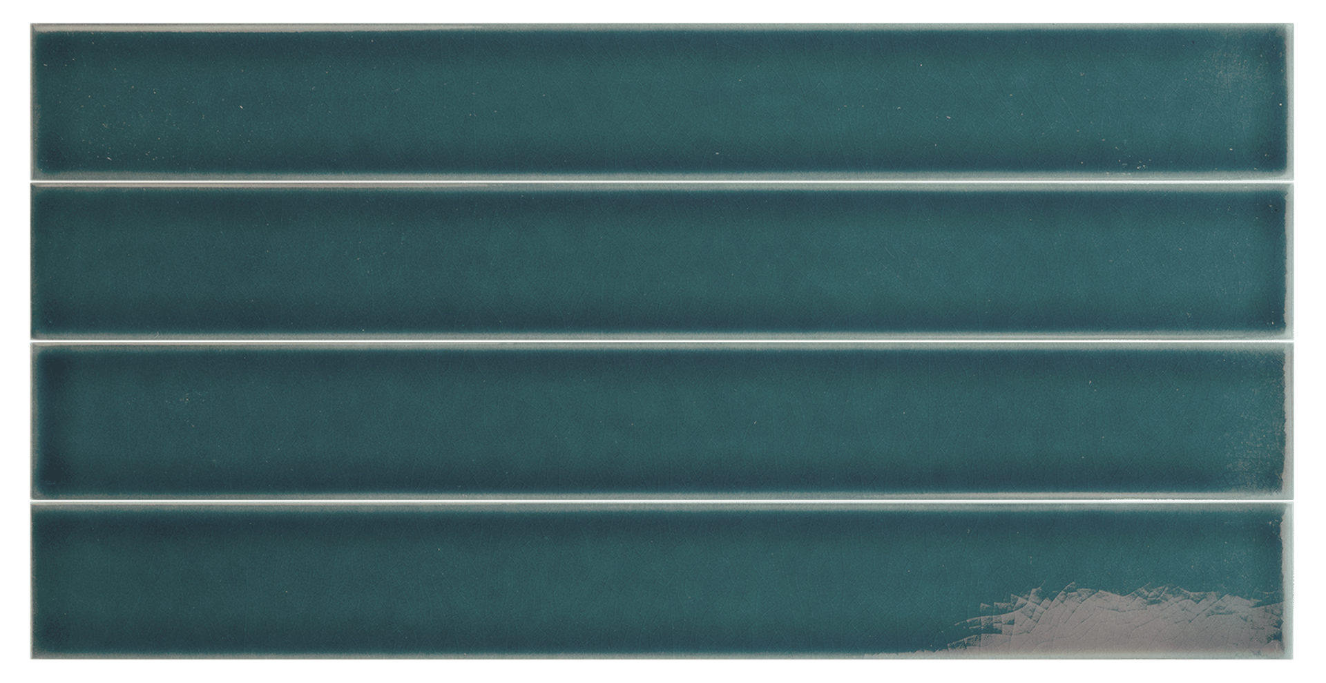 Vitral Petrol Reactive 5x40cm.