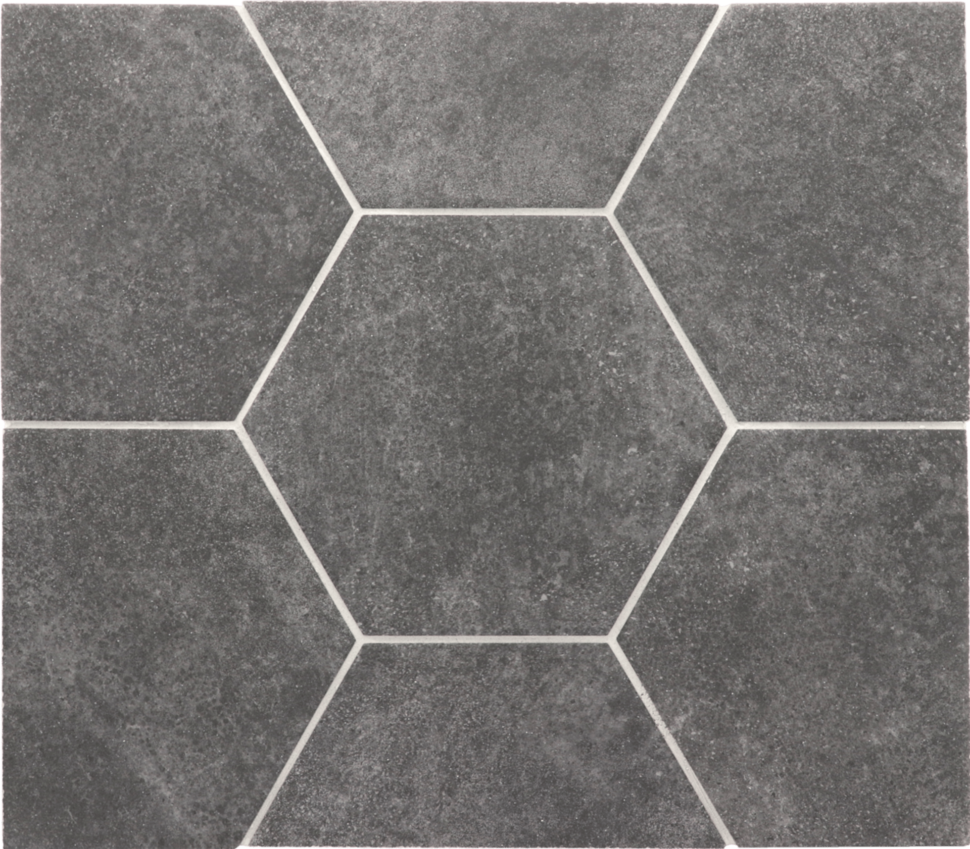 Hexatile Cement Black 17,5X20cm.