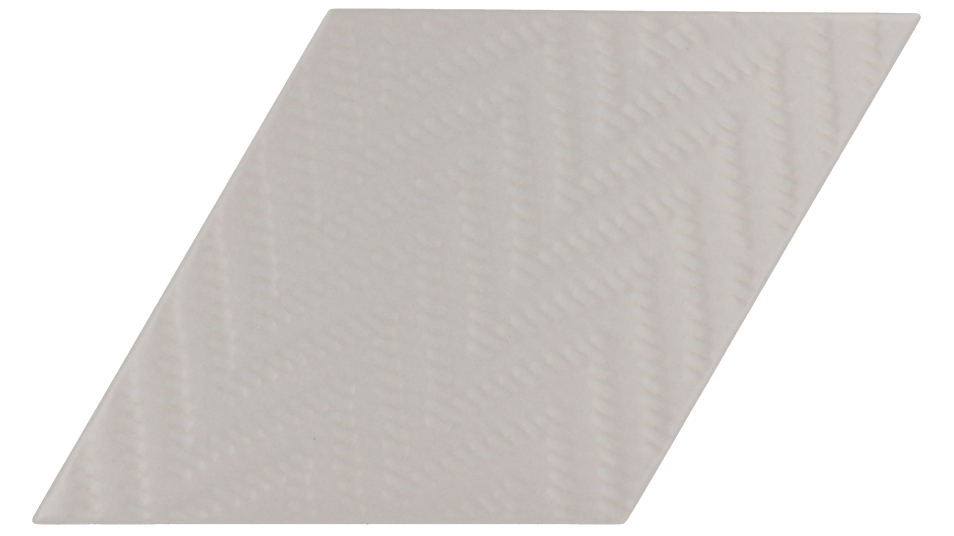 Rhombus Light Grey Matt 14X24cm.