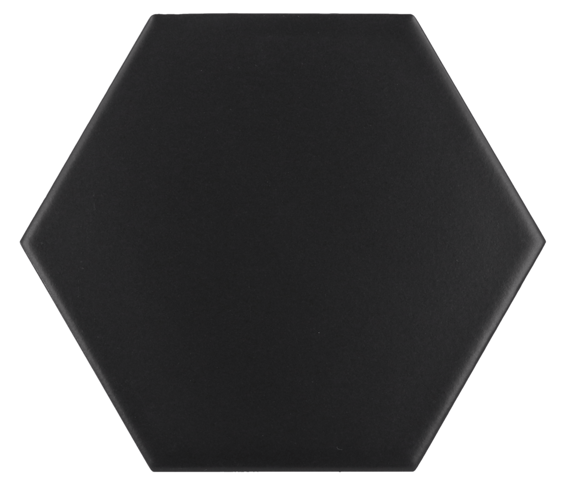 Scale Hexagon Black Matt 12,4X10,7cm.