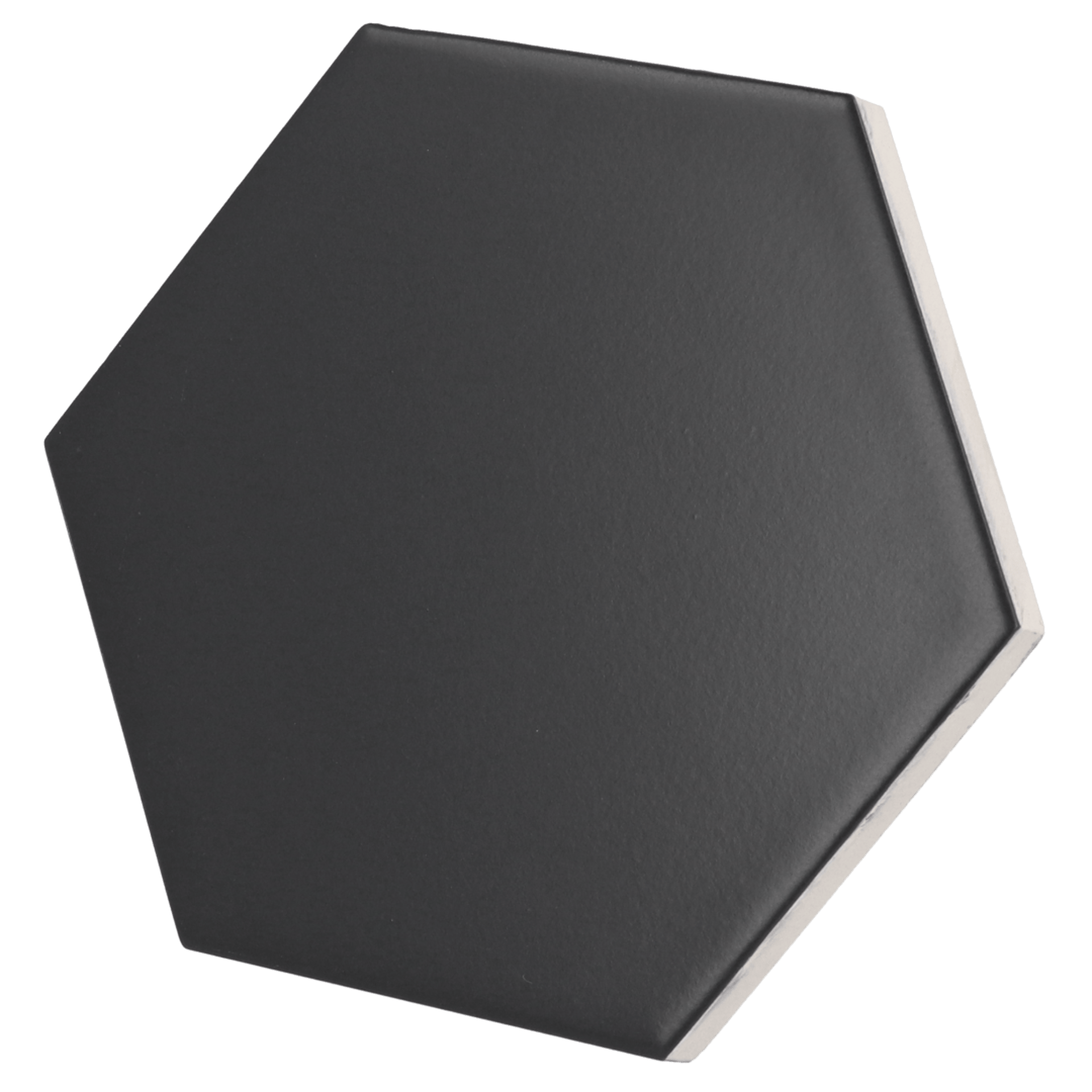 Scale Hexagon Black Matt 12,4X10,7cm.