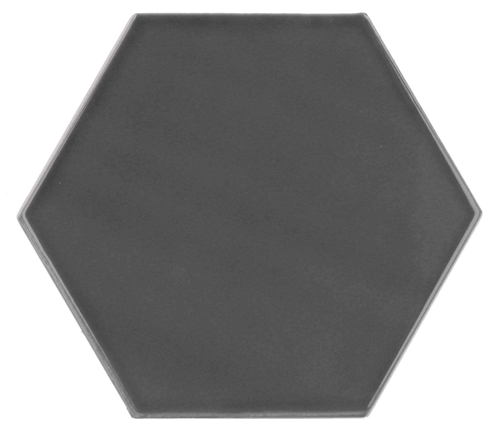 Scale Hexagon Dark Grey 12,4X10,7cm.