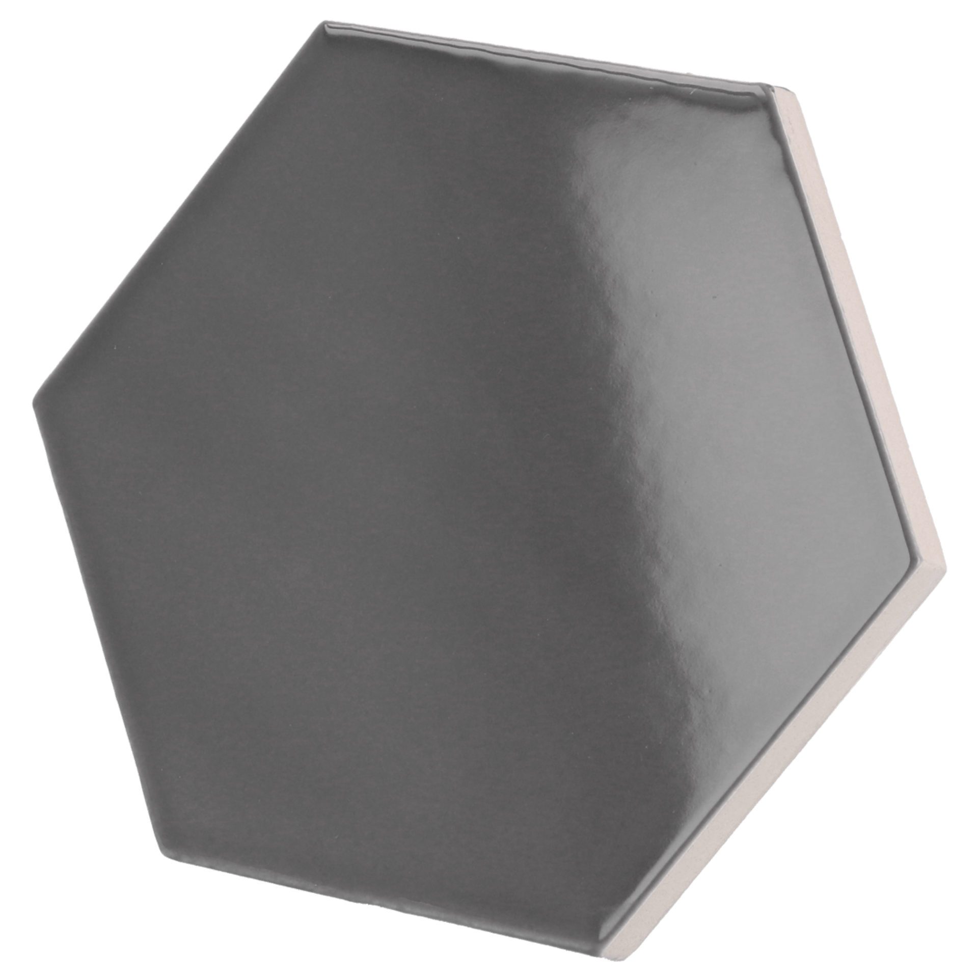 Scale Hexagon Dark Grey 12,4X10,7cm.