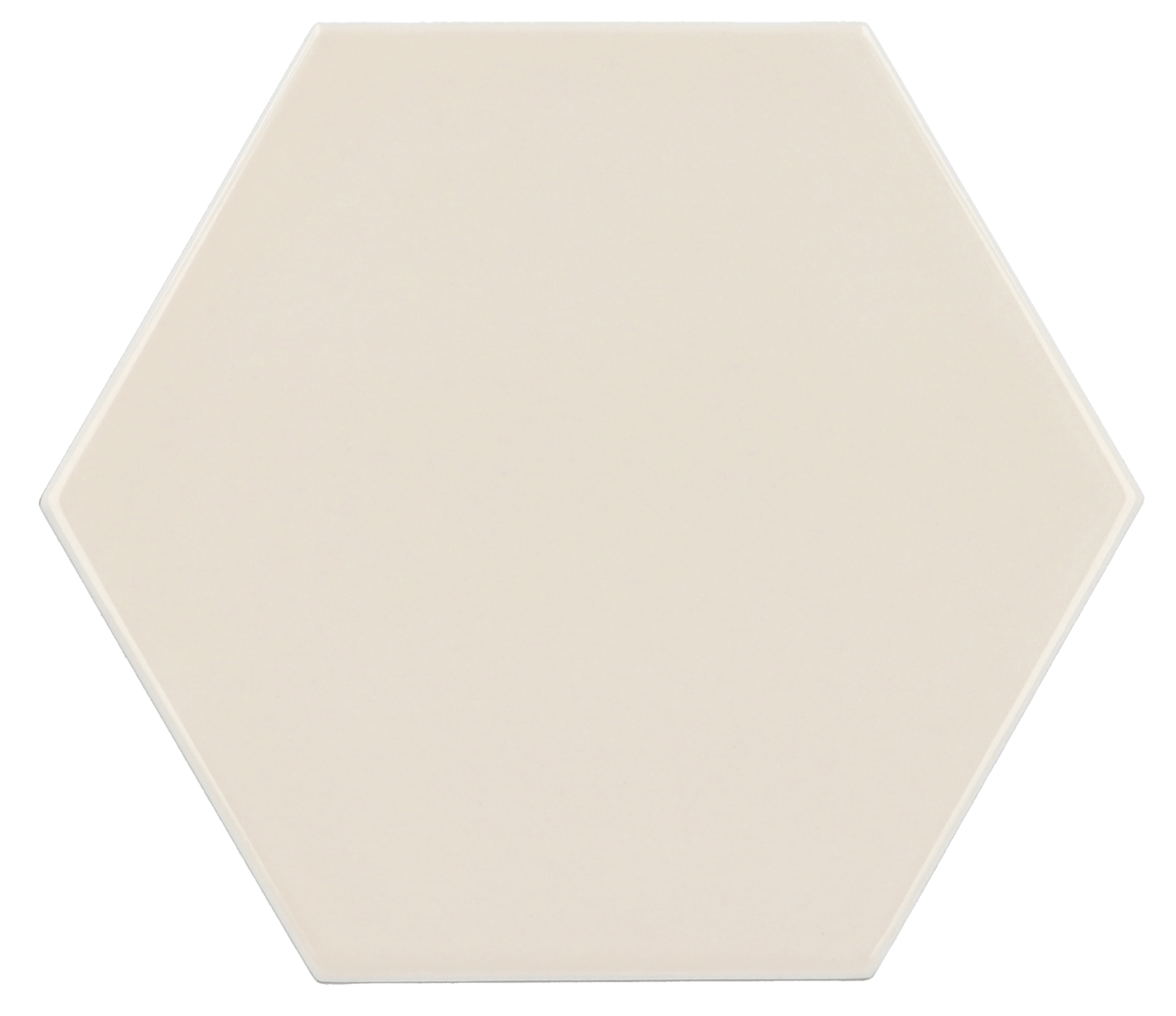 Scale Hexagon Cream 12,4X10,7cm.