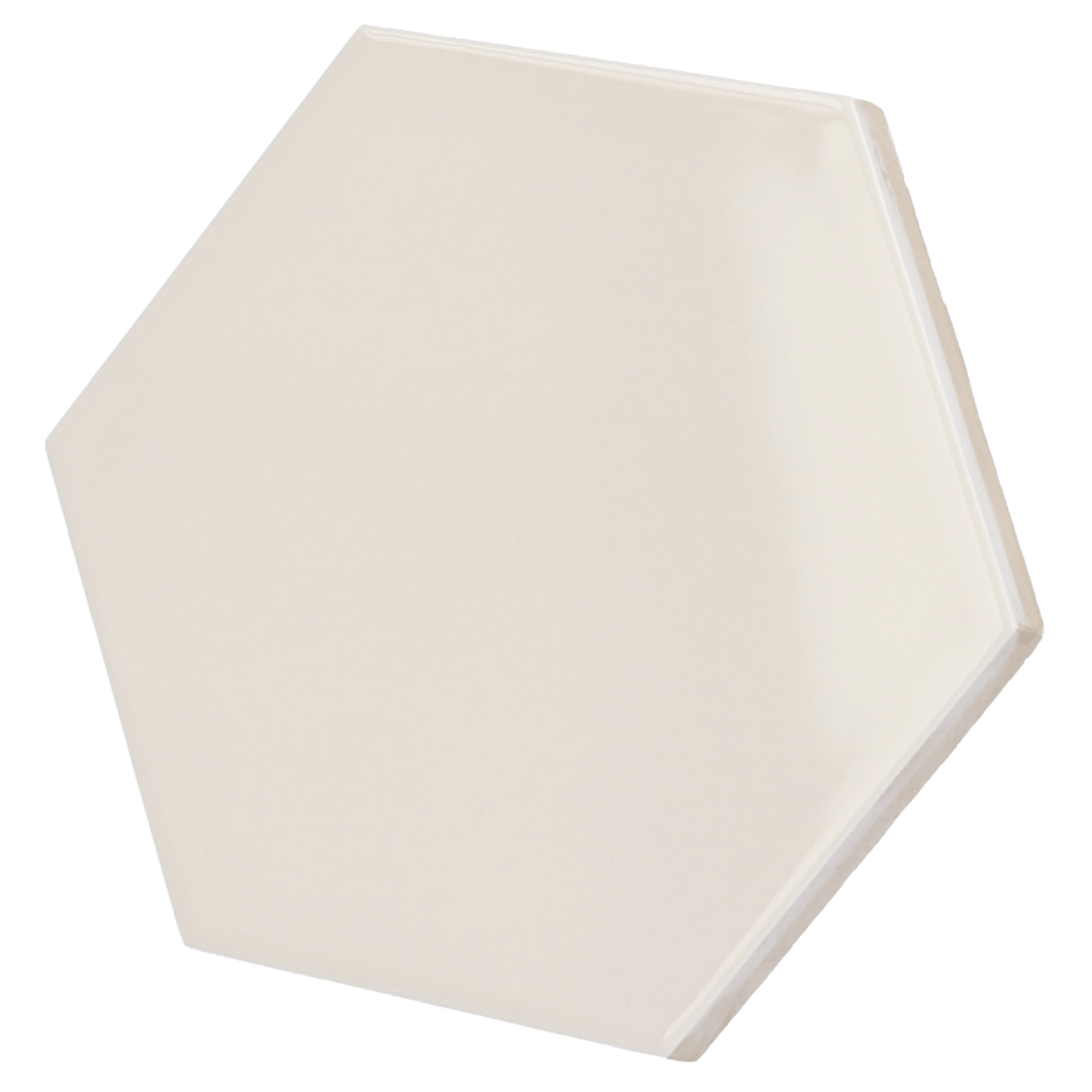 Scale Hexagon Cream 12,4X10,7cm.