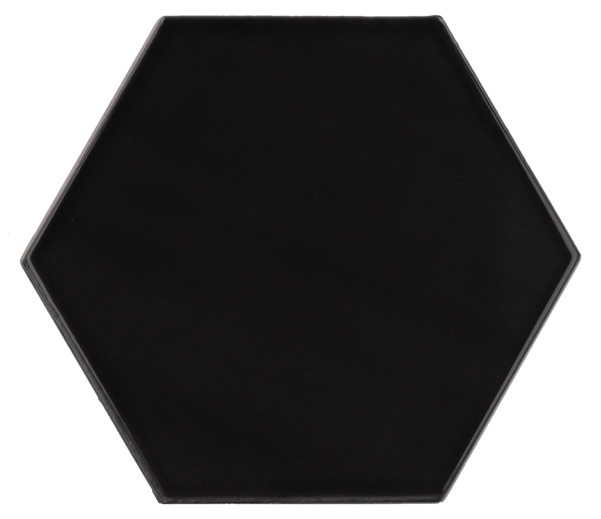Scale Hexagon Black 12,4X10,7cm.