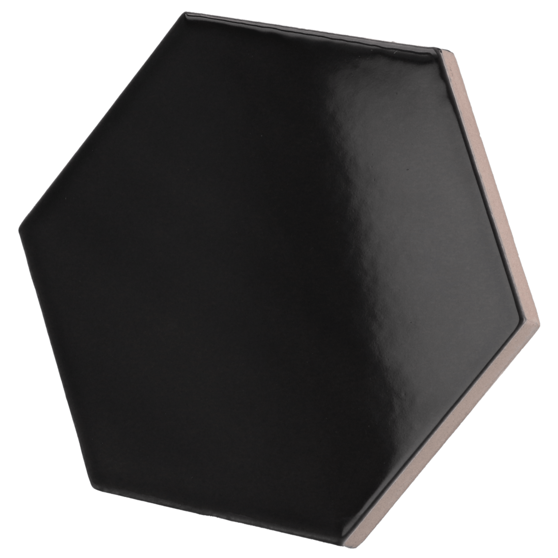 Scale Hexagon Black 12,4X10,7cm.