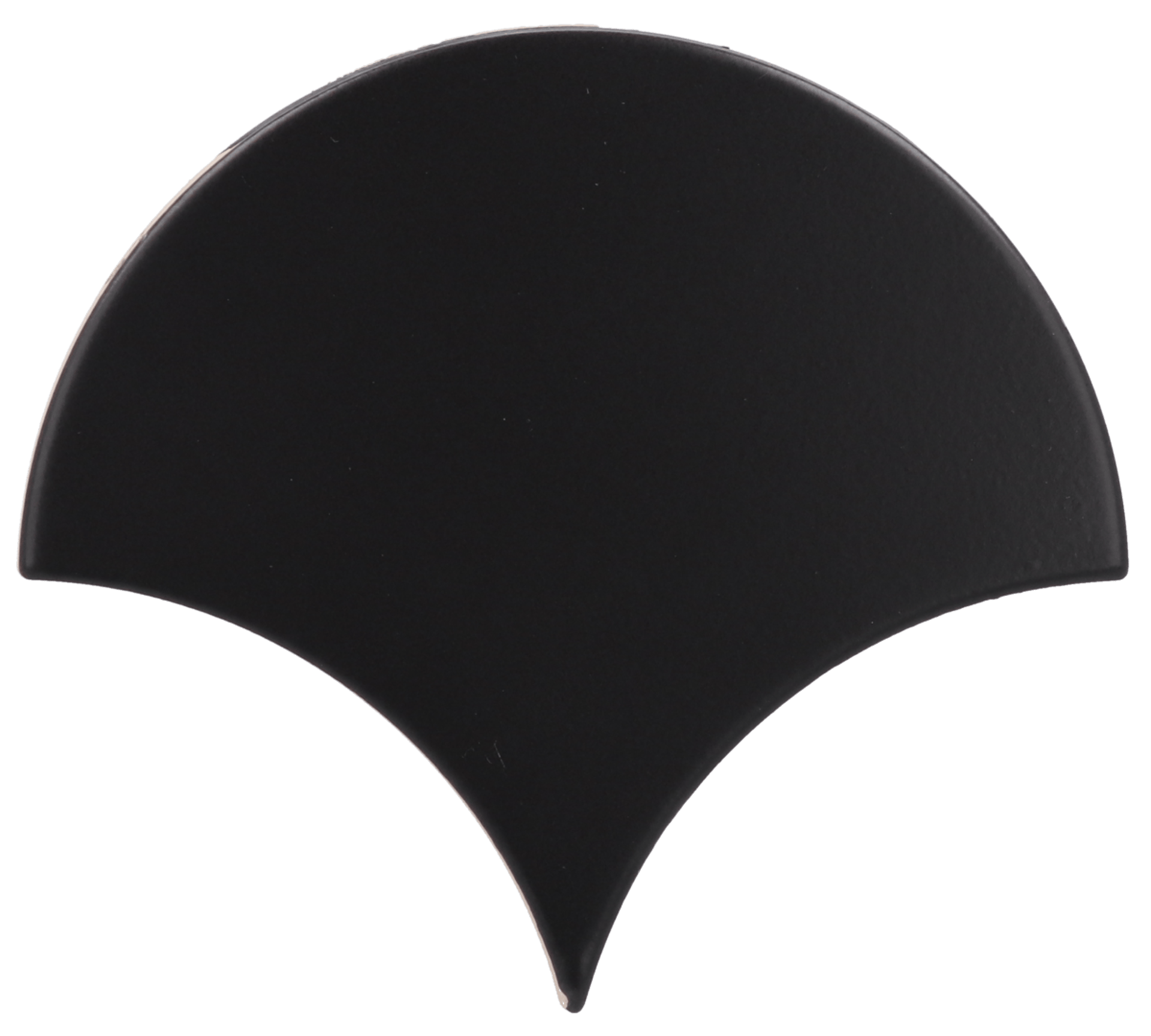 Scale Fan Black Matt 10,6X12cm.