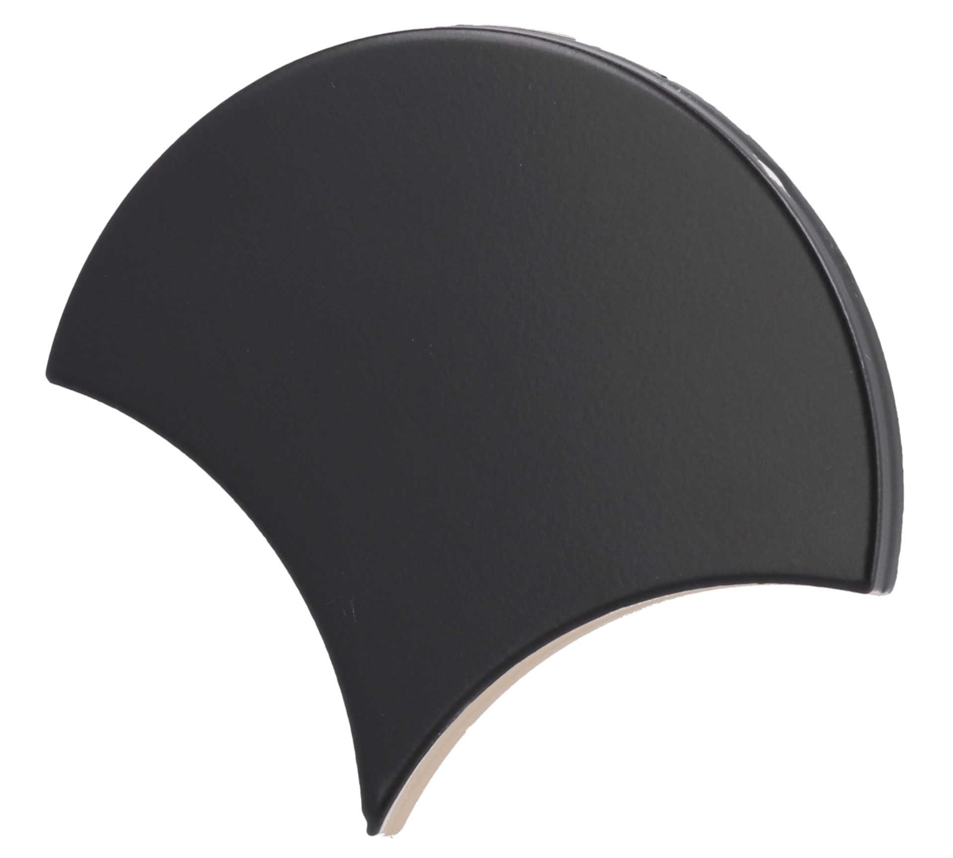 Scale Fan Black Matt 10,6X12cm.