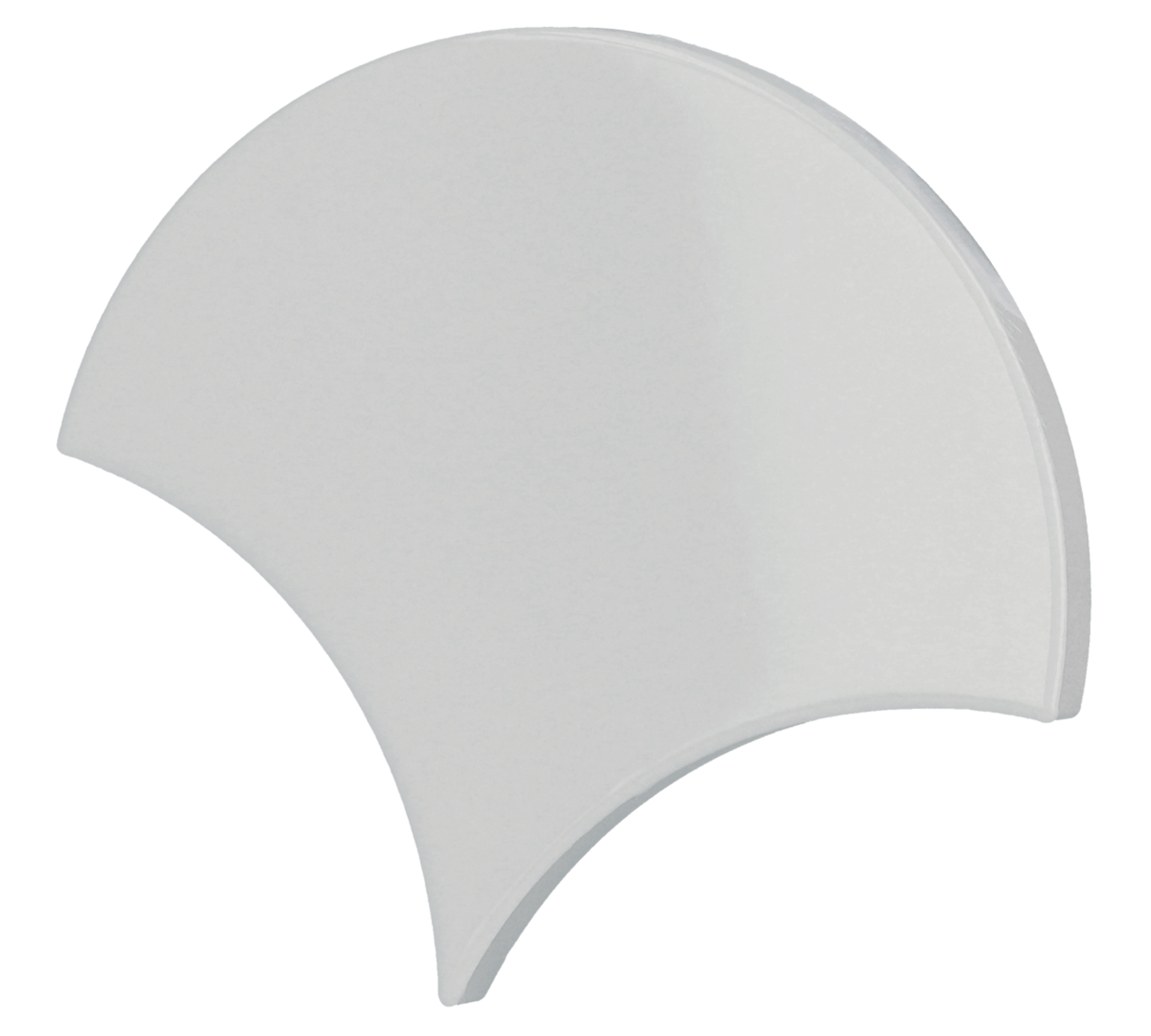 Scale Fan Light Grey 10,6X12cm.