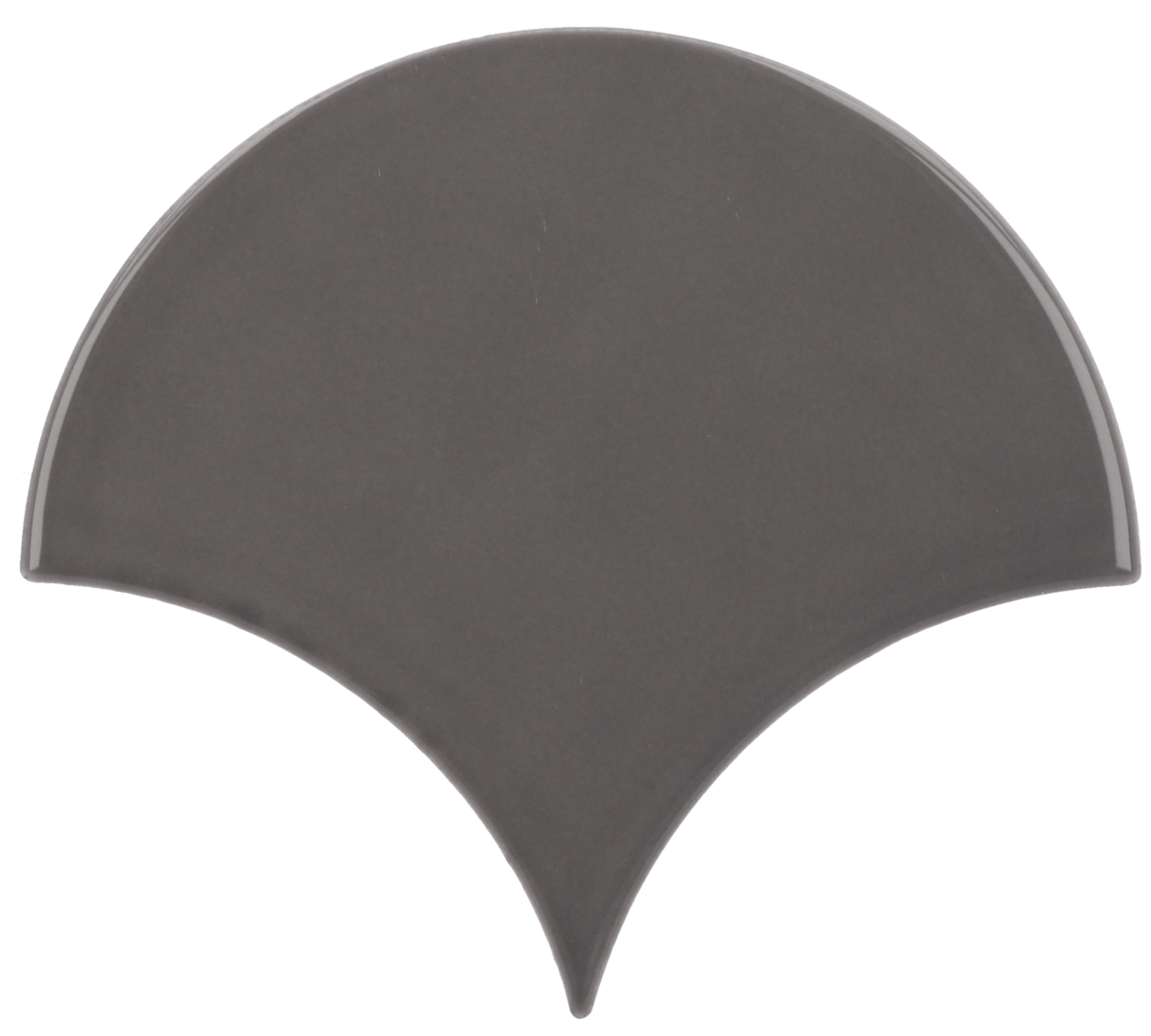 Scale Fan Dark Grey 10,6X12cm.