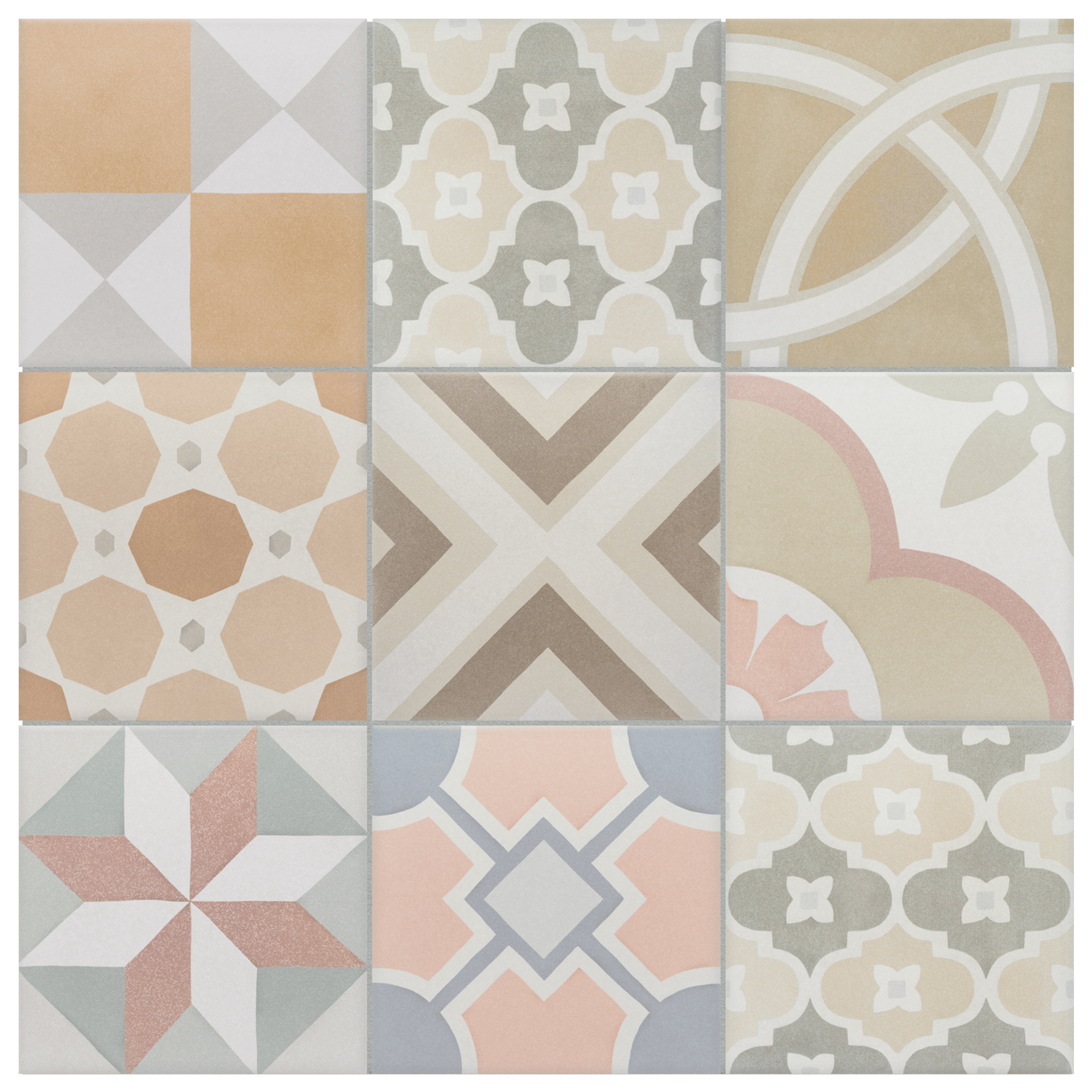 Caprice Patchwork Pastel 20X20cm.