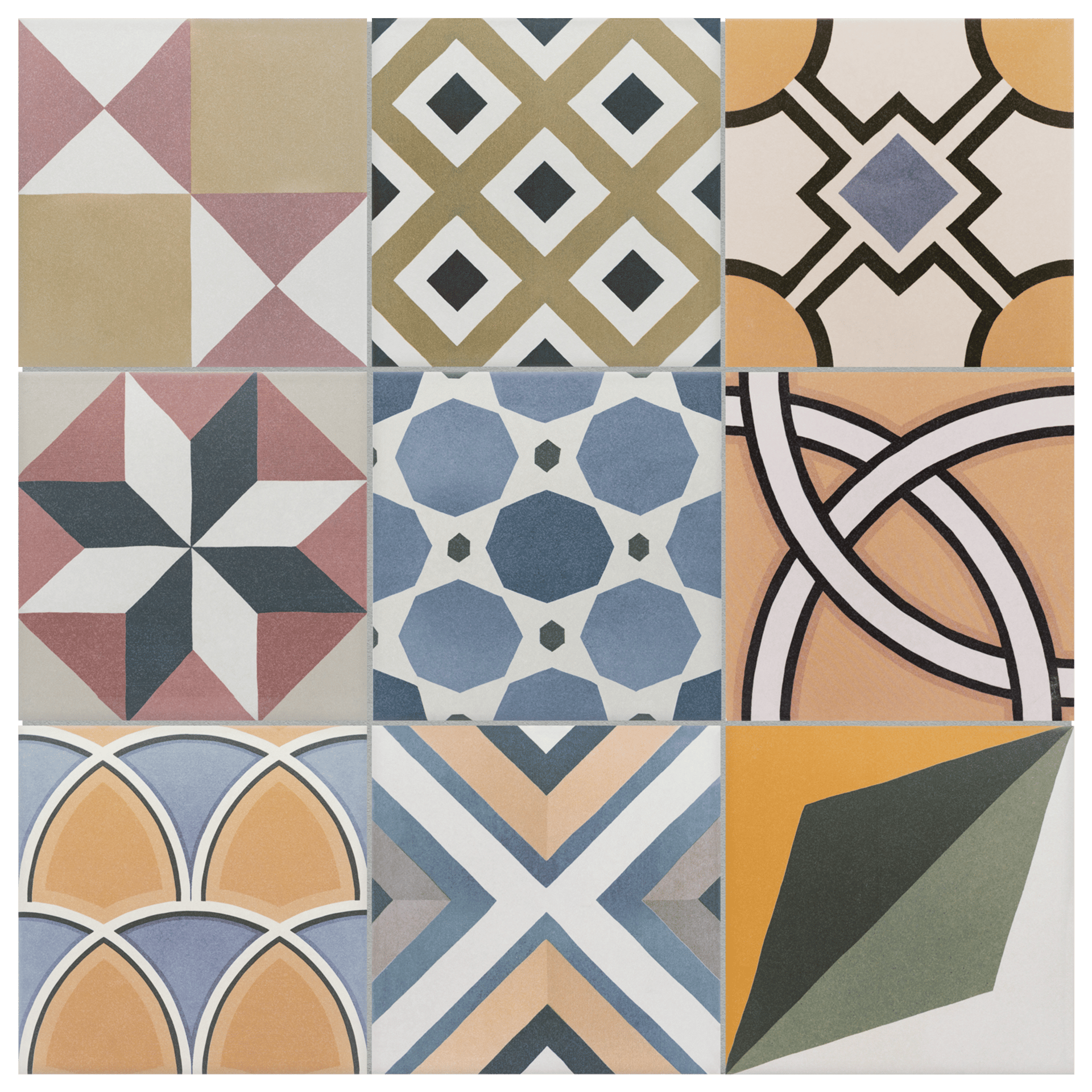 Caprice Patchwork Colours 20X20cm.