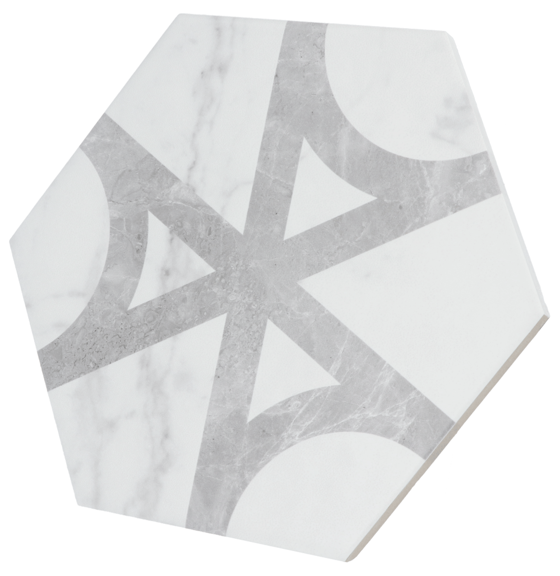 Carrara Hexagon Flow 17,5X20cm.