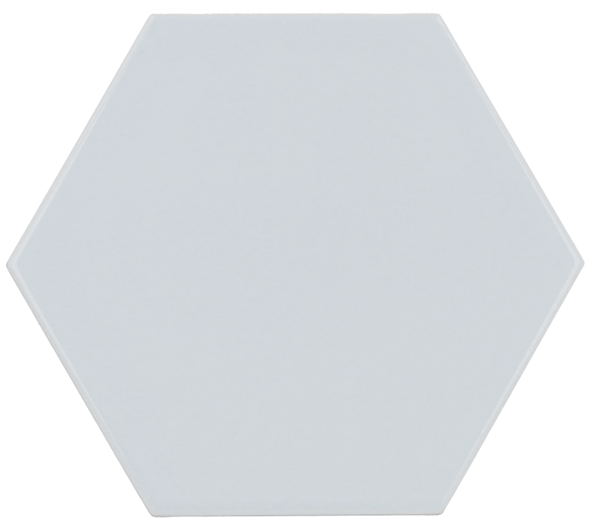 Scale Hexagon Sky Blue 12,4X10,7cm.