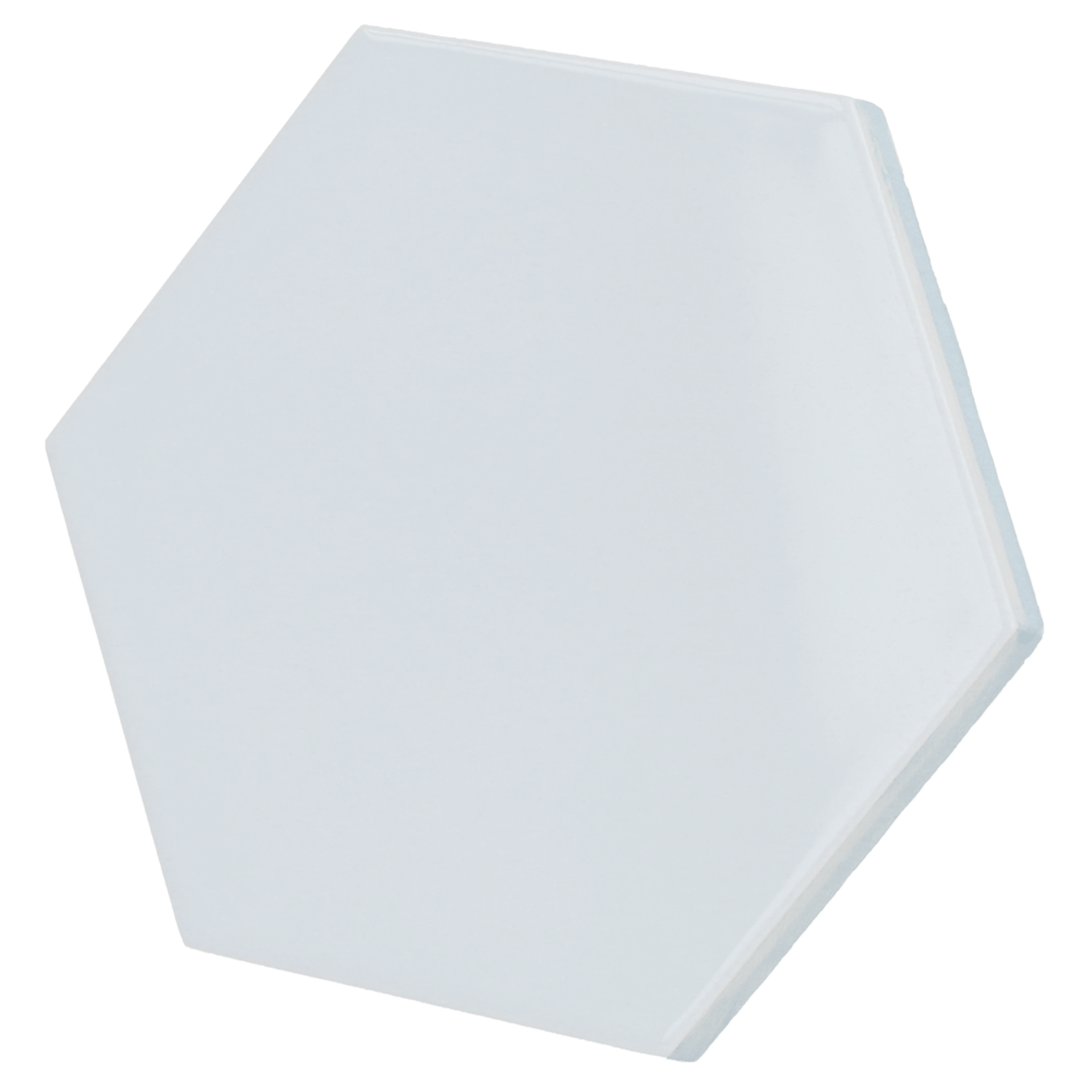 Scale Hexagon Sky Blue 12,4X10,7cm.