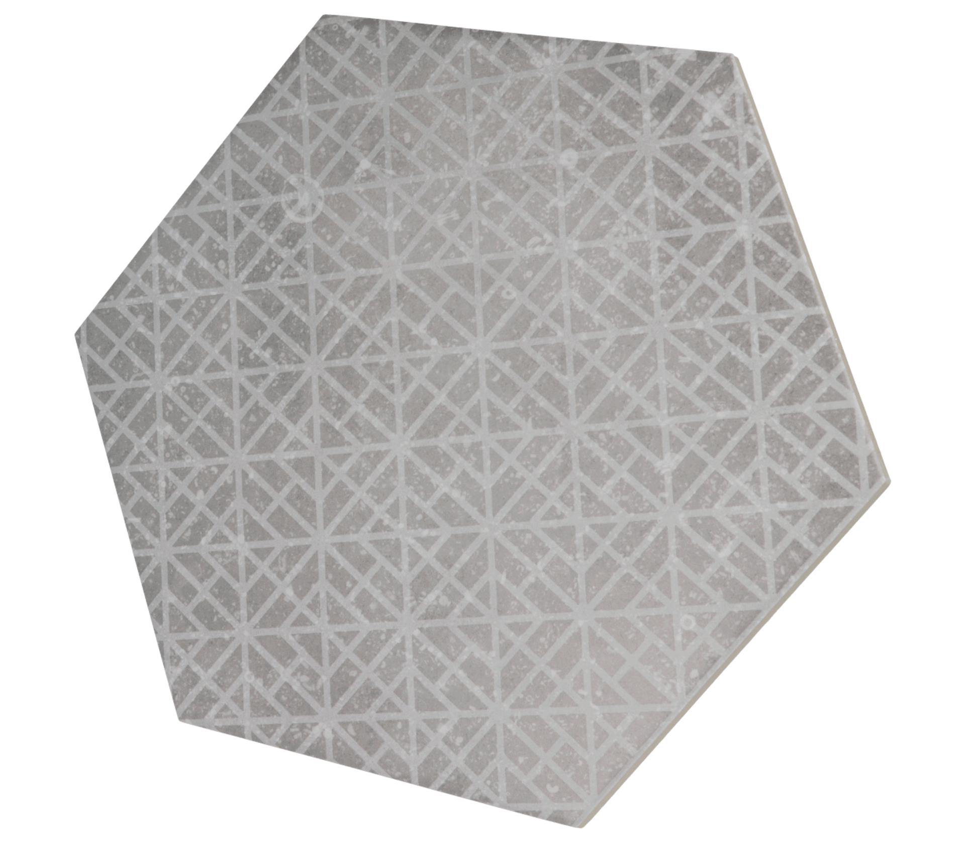 Coralstone Hexagon Melange Grey 29,2X25,4cm.