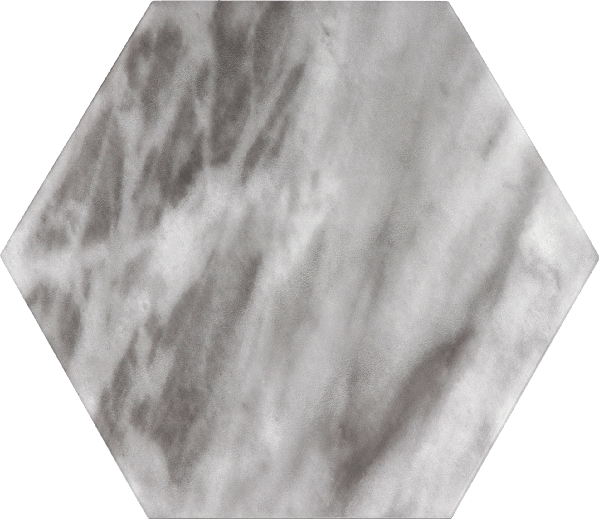 Bardiglio Hexagon Dark Matt 17,5X20cm.