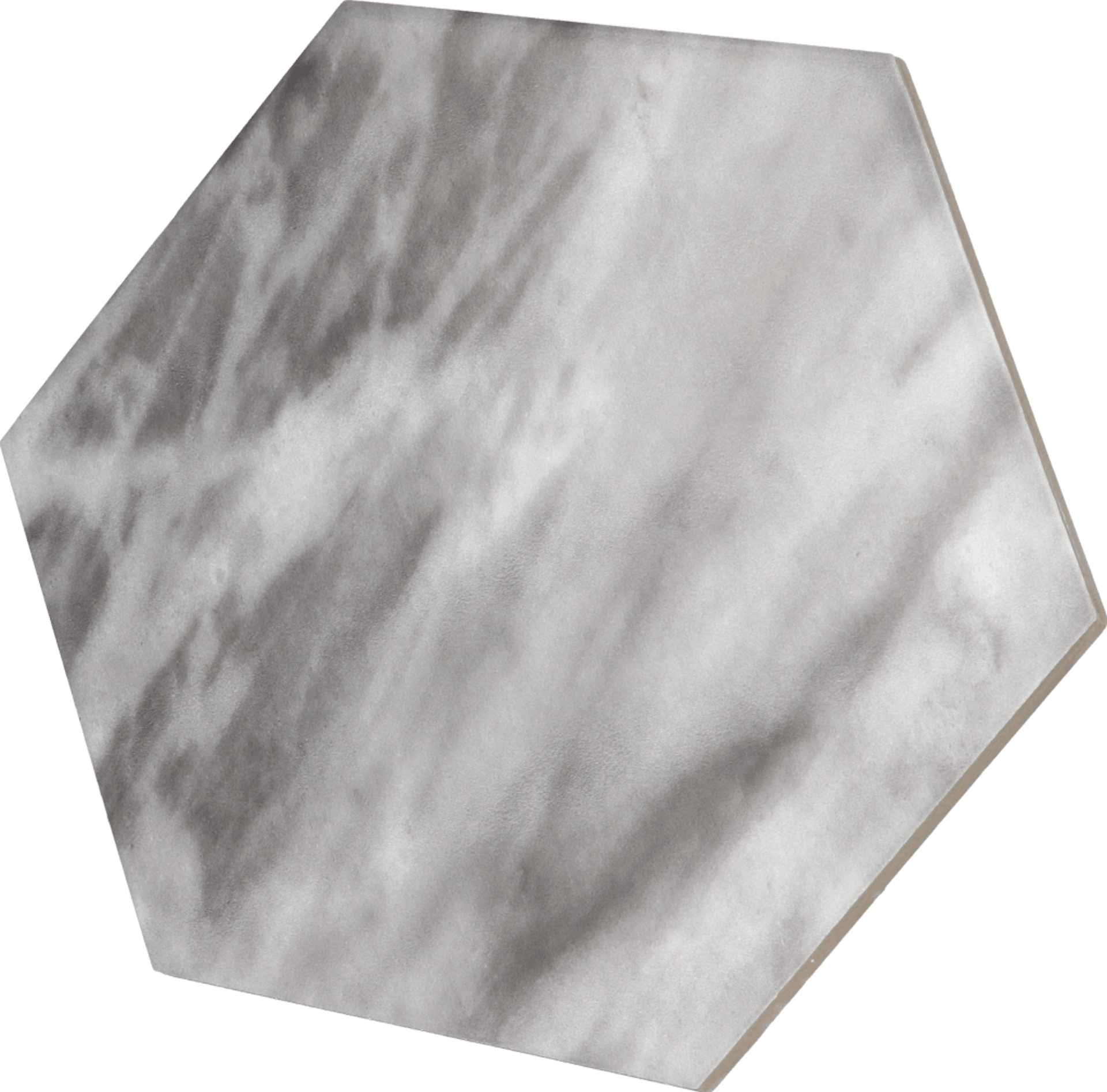 Bardiglio Hexagon Dark Matt 17,5X20cm.