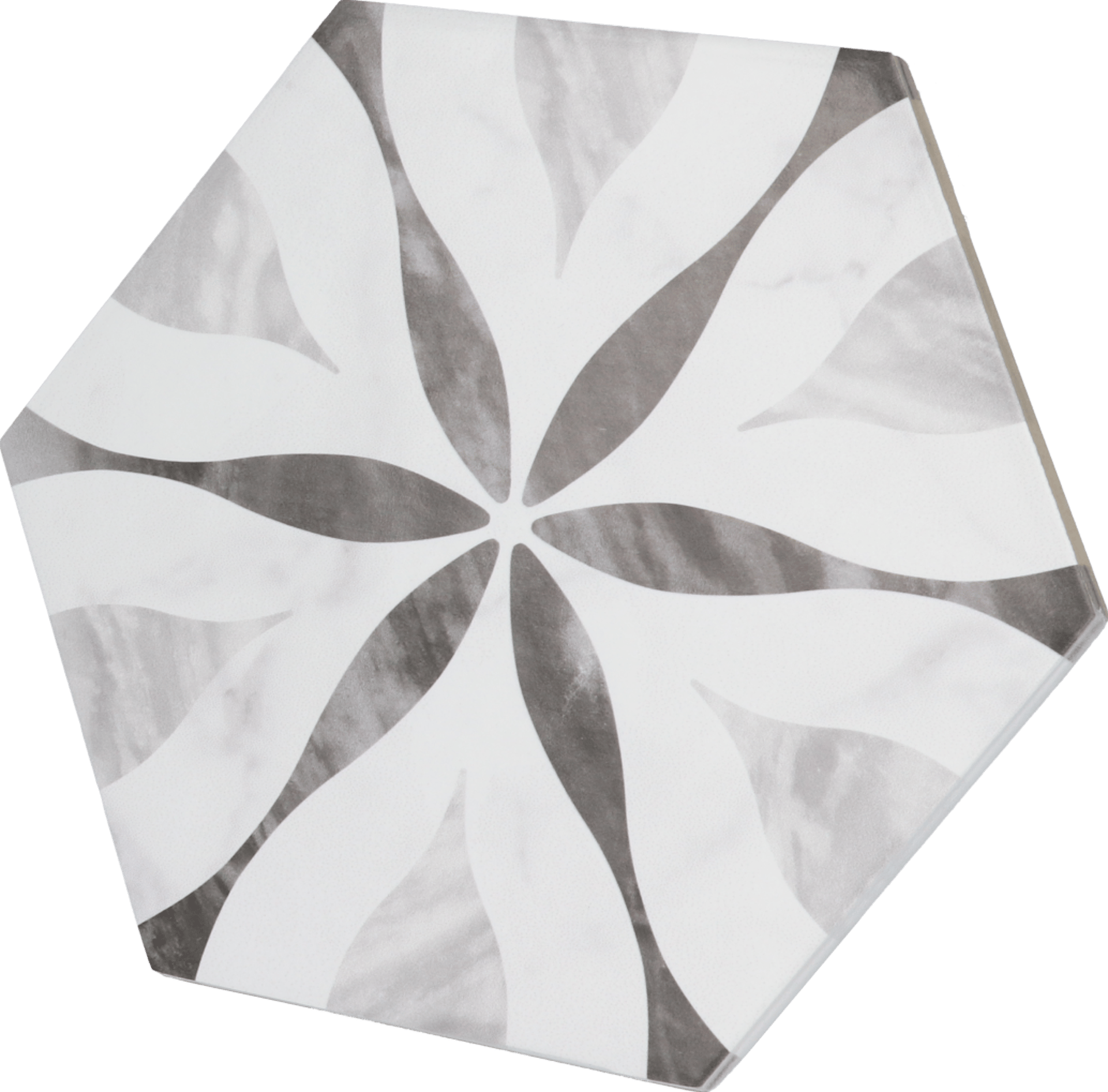 Bardiglio Hexagon Flower Matt 17,5X20cm.