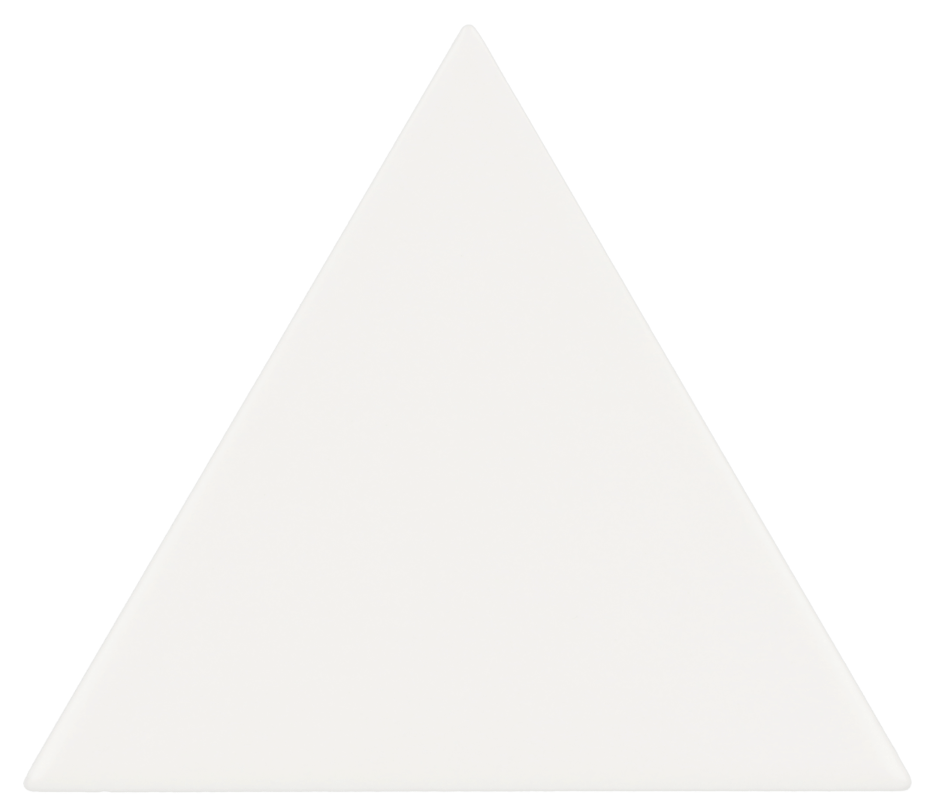 Scale Triangolo White Matt 10,8X12,4cm.