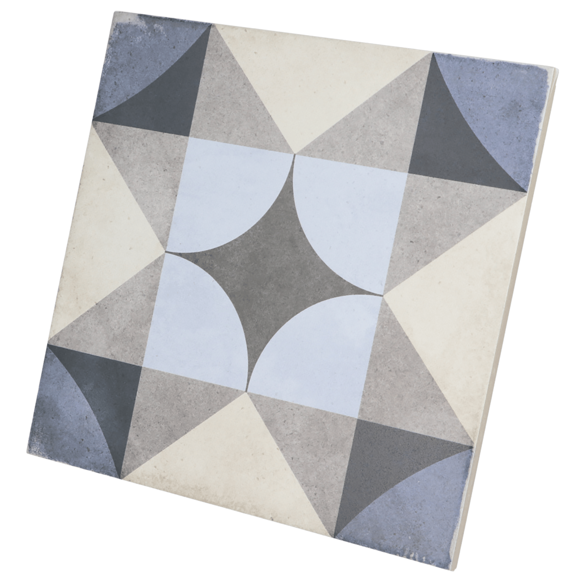 Art Nouveau Palais Blue 20X20cm.