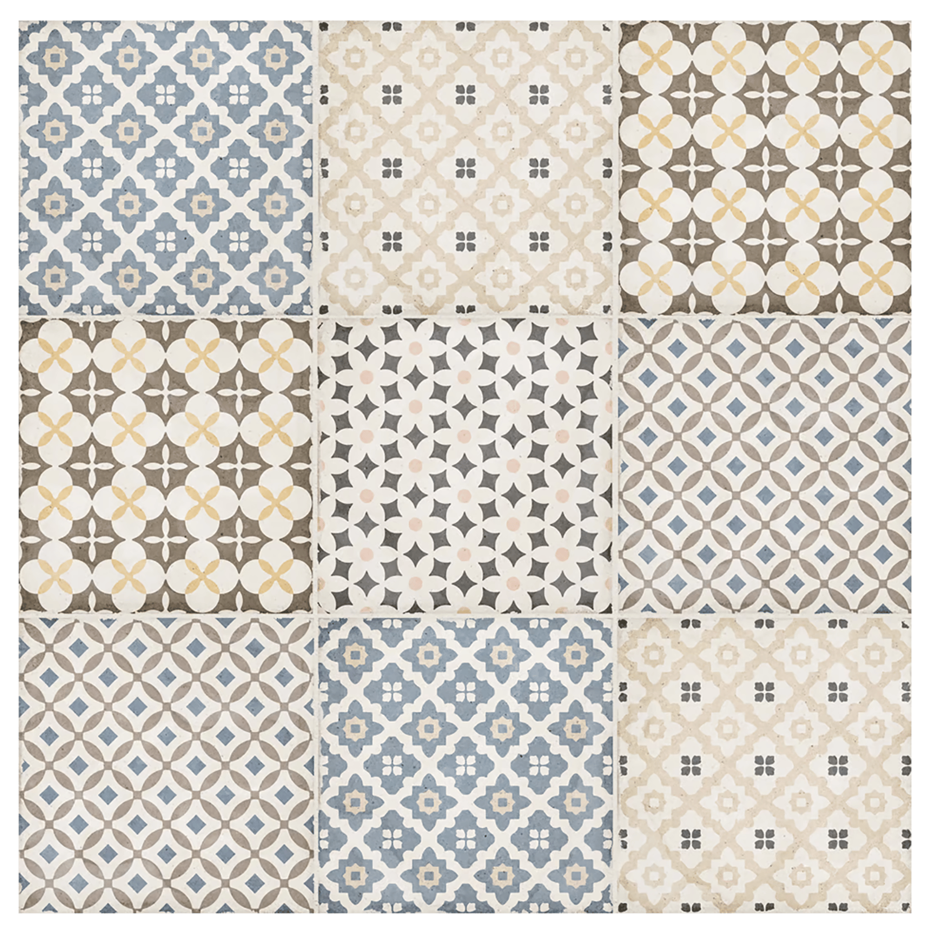 Art Nouveau Alameda Colour 20X20cm.