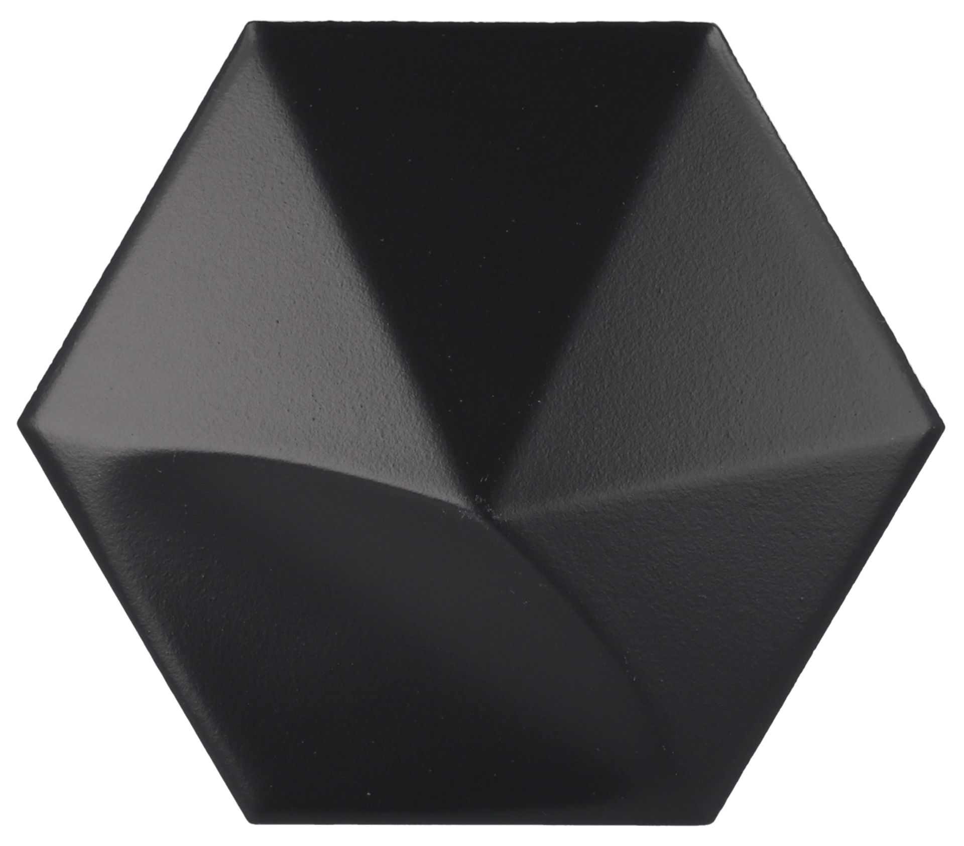 Oberland Black Matt 12,4X10,7cm.