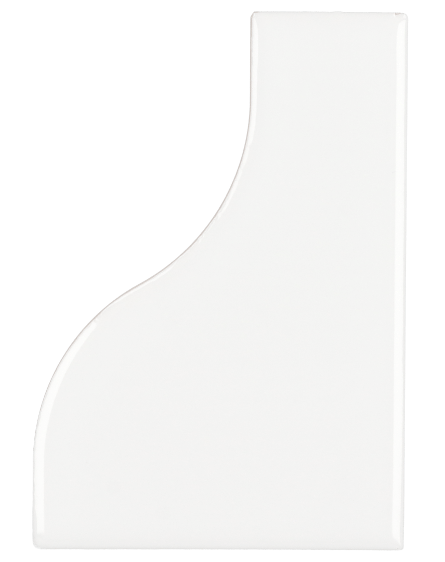 Curve White 8,3X12cm.