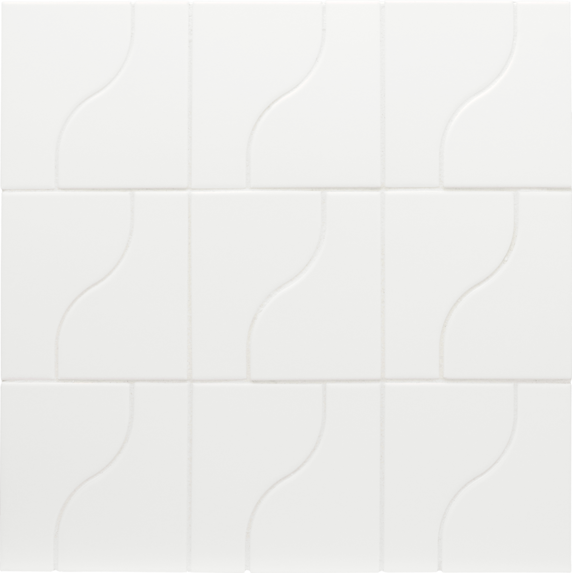 Curve White Matt 8,3X12cm.