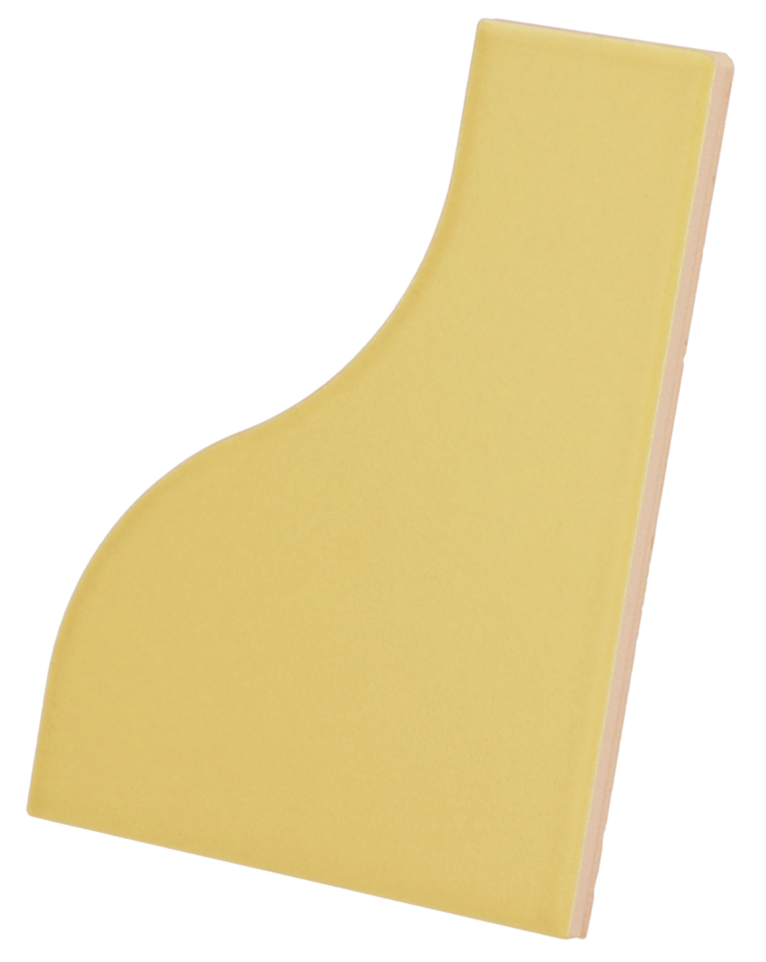 Curve Yellow Matt 8,3X12cm.