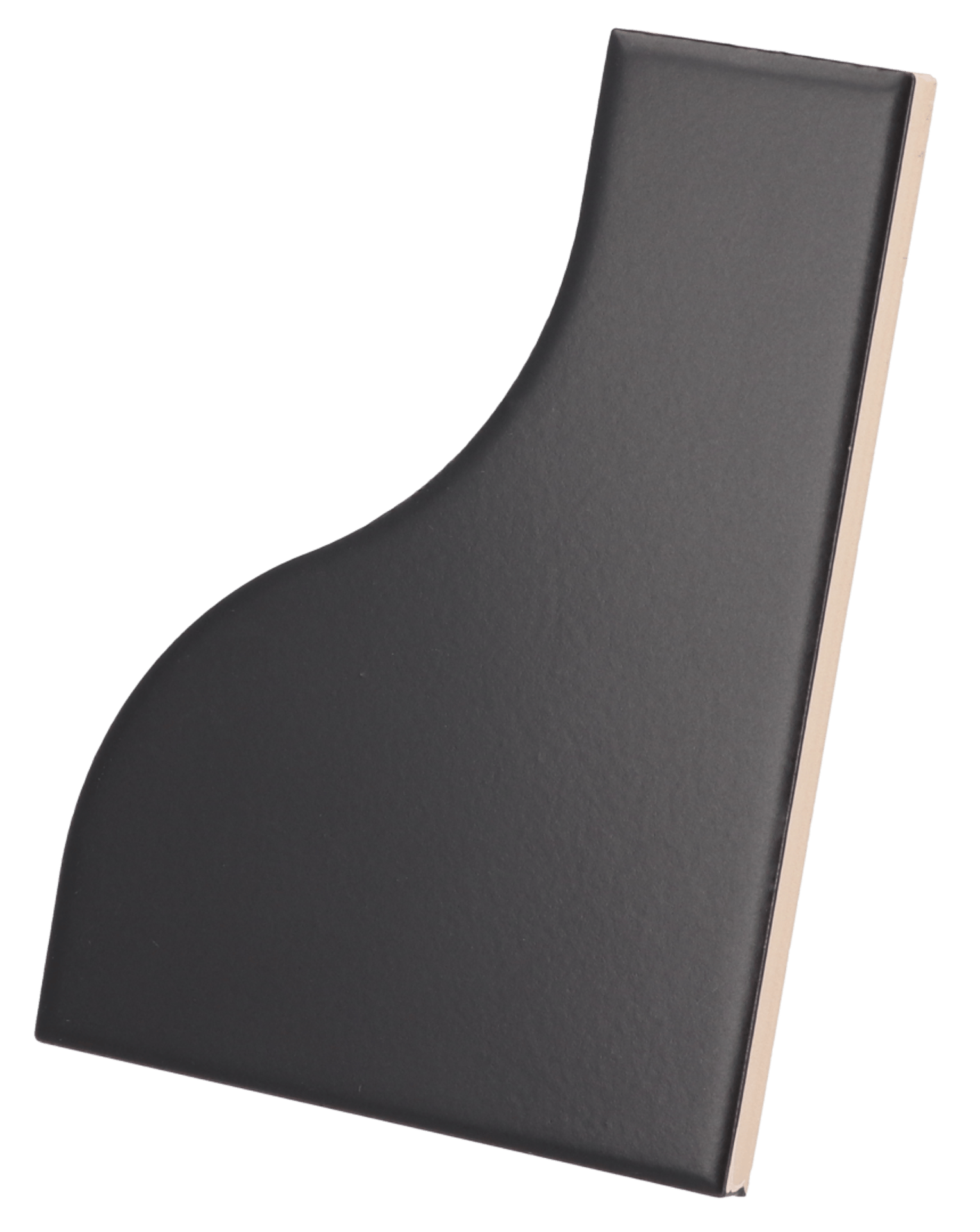 Curve Black Matt 8,3X12cm.