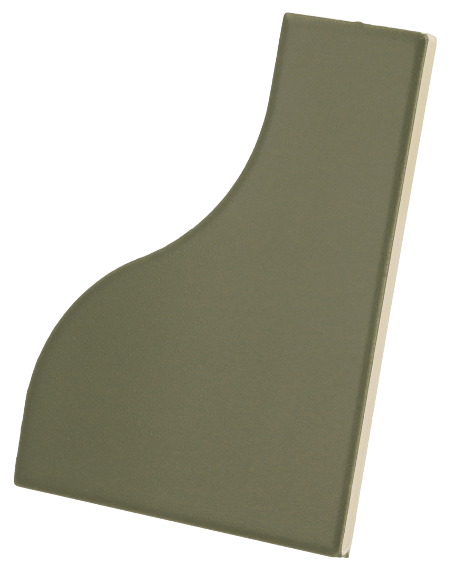 Curve Garden Green Matt 8,3X12cm.